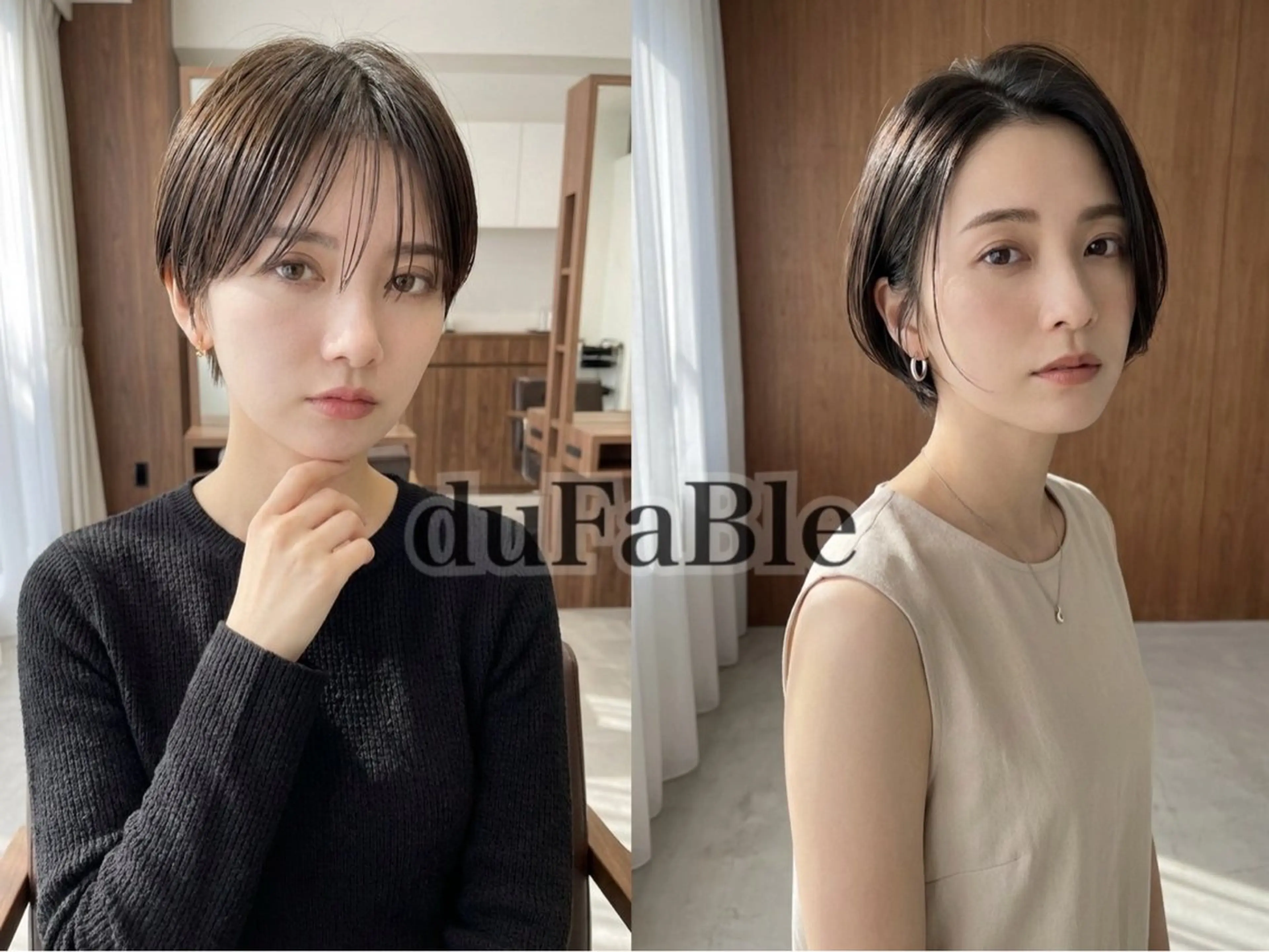 ショート カット duFaBle 加藤のヘアスタイル