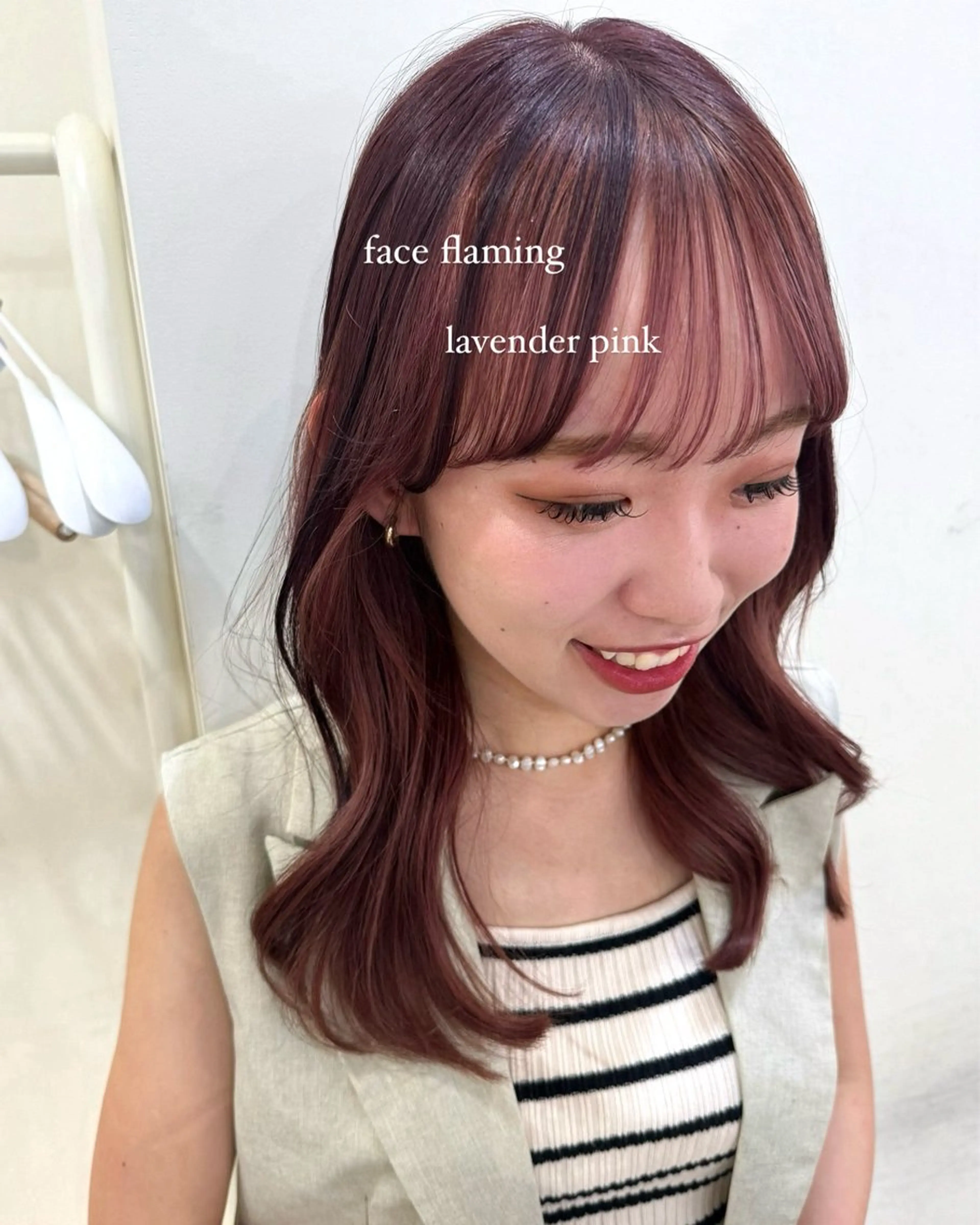 ミディアム カラー ヘアカラー トリートメント 松本優香/ボブ/ダ ブルカラー/髪質改善のヘアスタイル