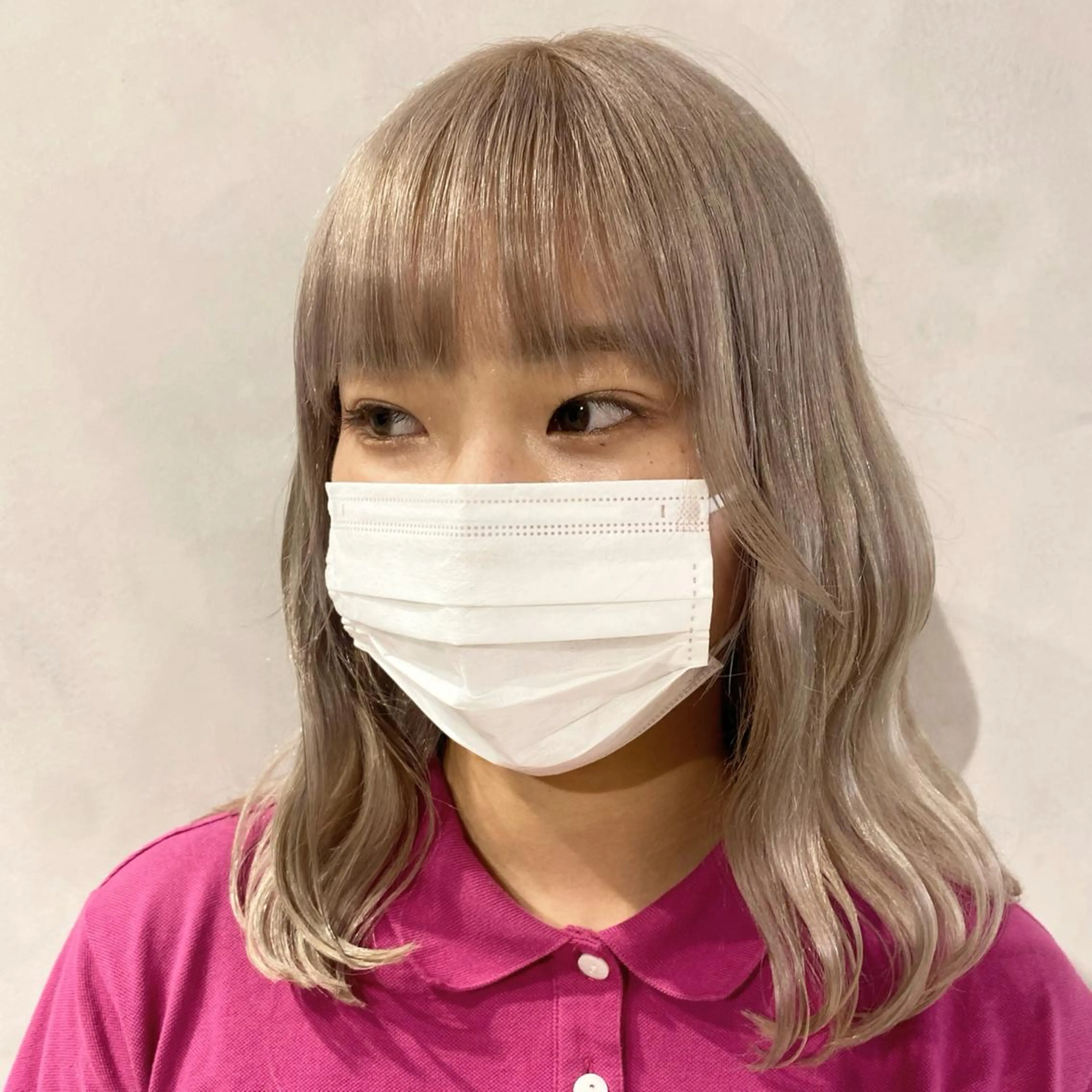 ミディアム カラー ヘアカラー トリートメント デザインカラー/パー マ🦖外岡咲希🦖のヘアスタイル