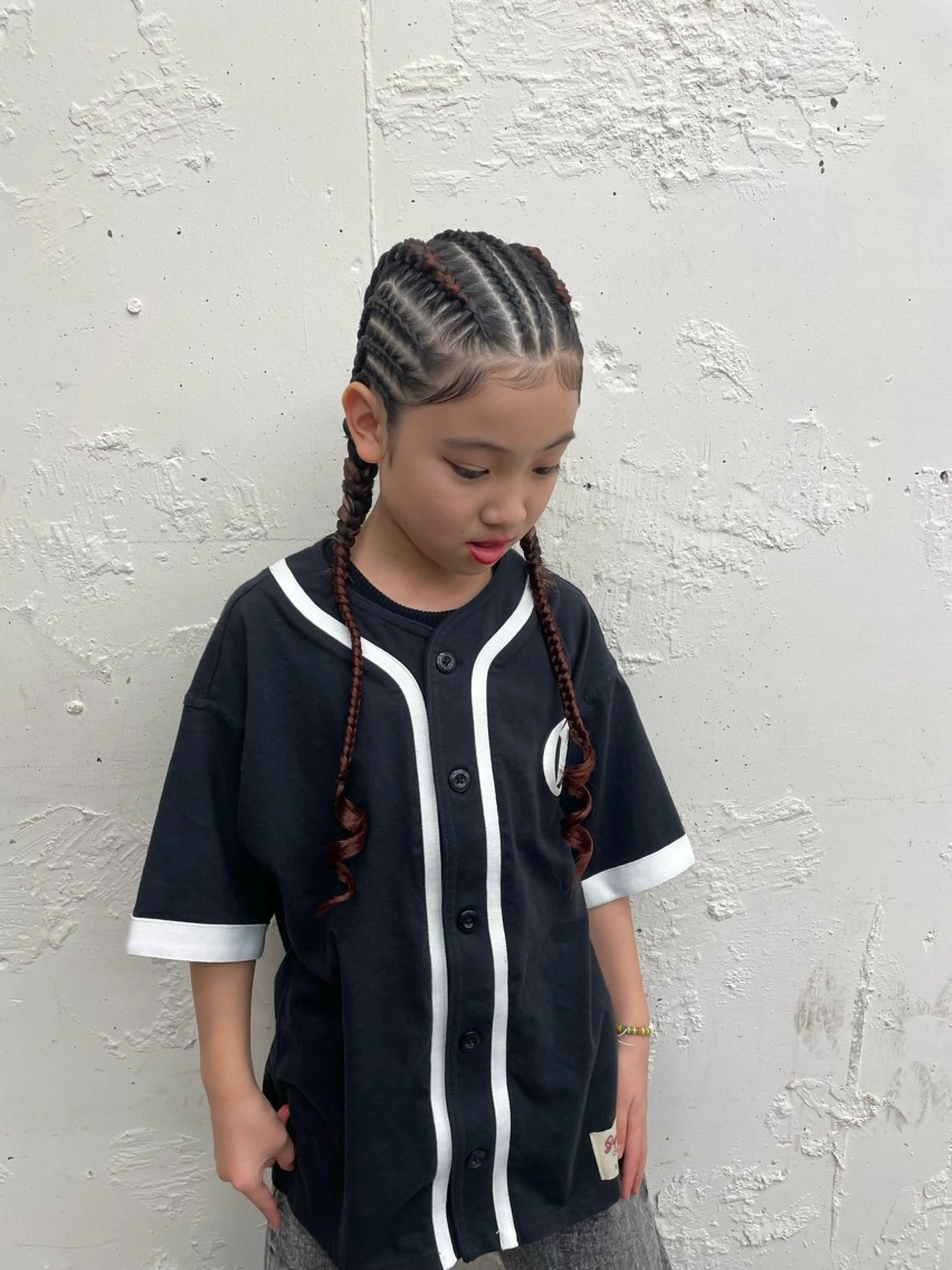 ロング ヘアアレンジ コーンロウ／ブレイズ SYUのヘアスタイル