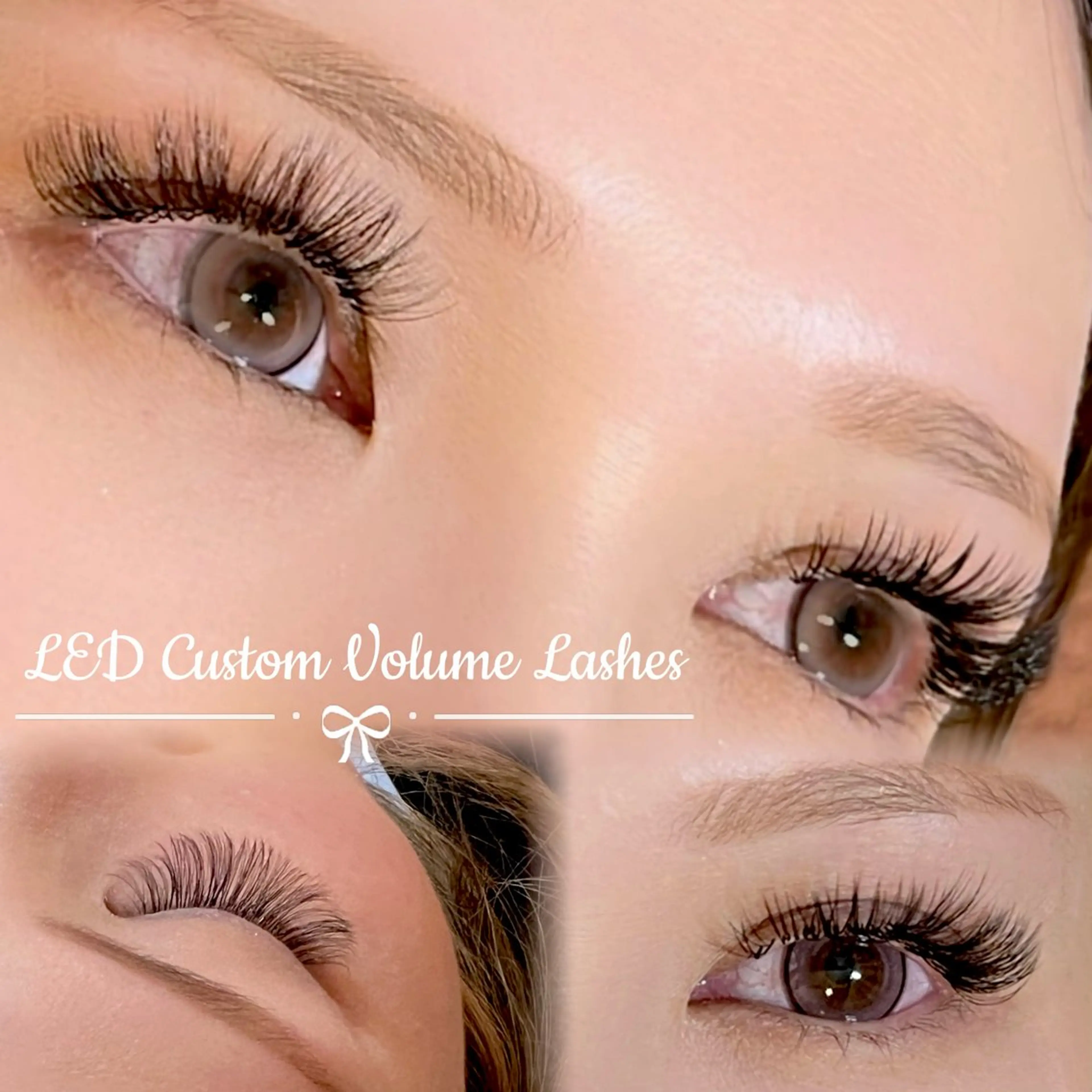 ✨LEDボリュームラッシュ✨極細ラッシュを数本1束にして両目に120束付けます✨補足説明必ずお読みくださいの写真