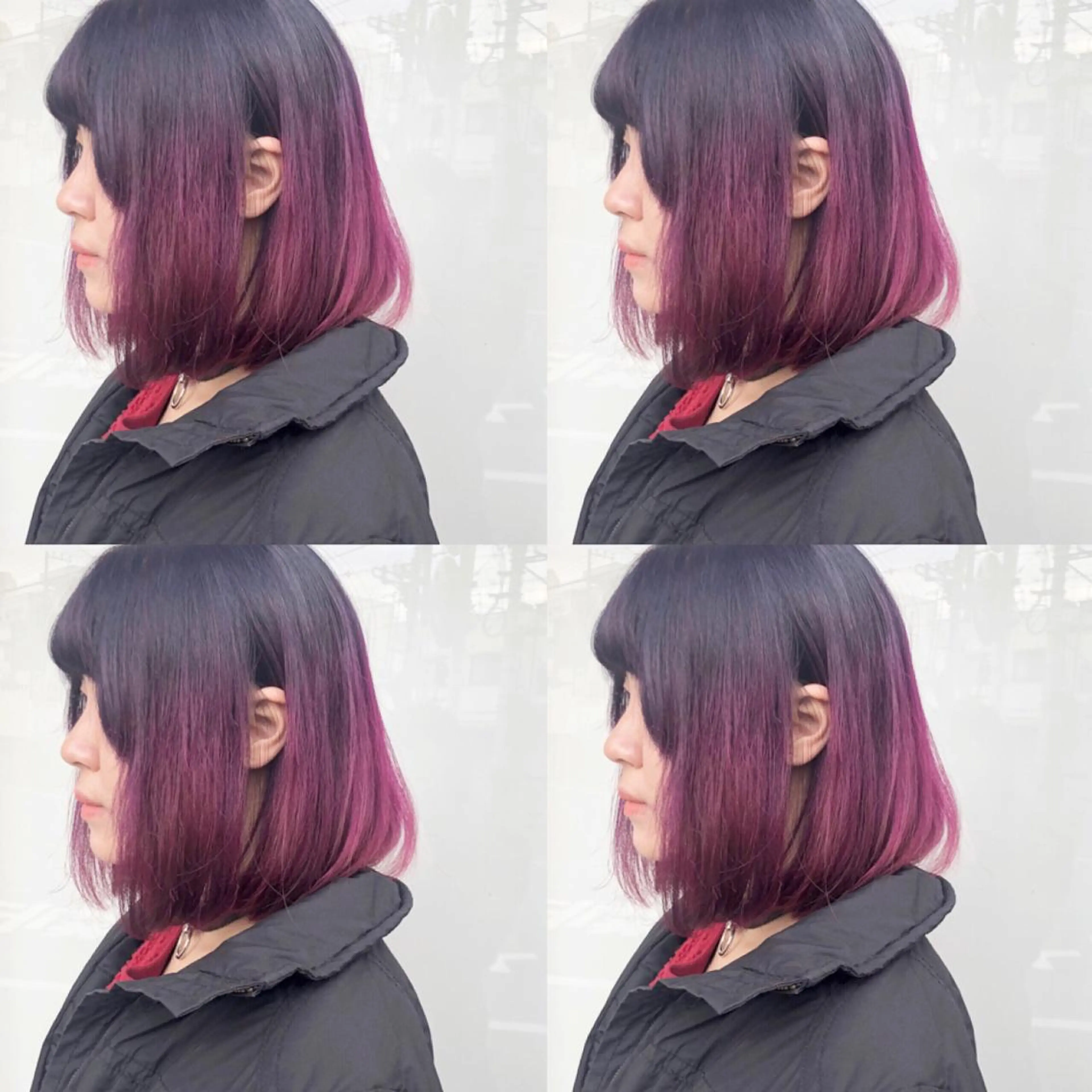 ミディアム カラー HOLON池袋所属・ウルフカット ハッシュカット/七海のヘアスタイル