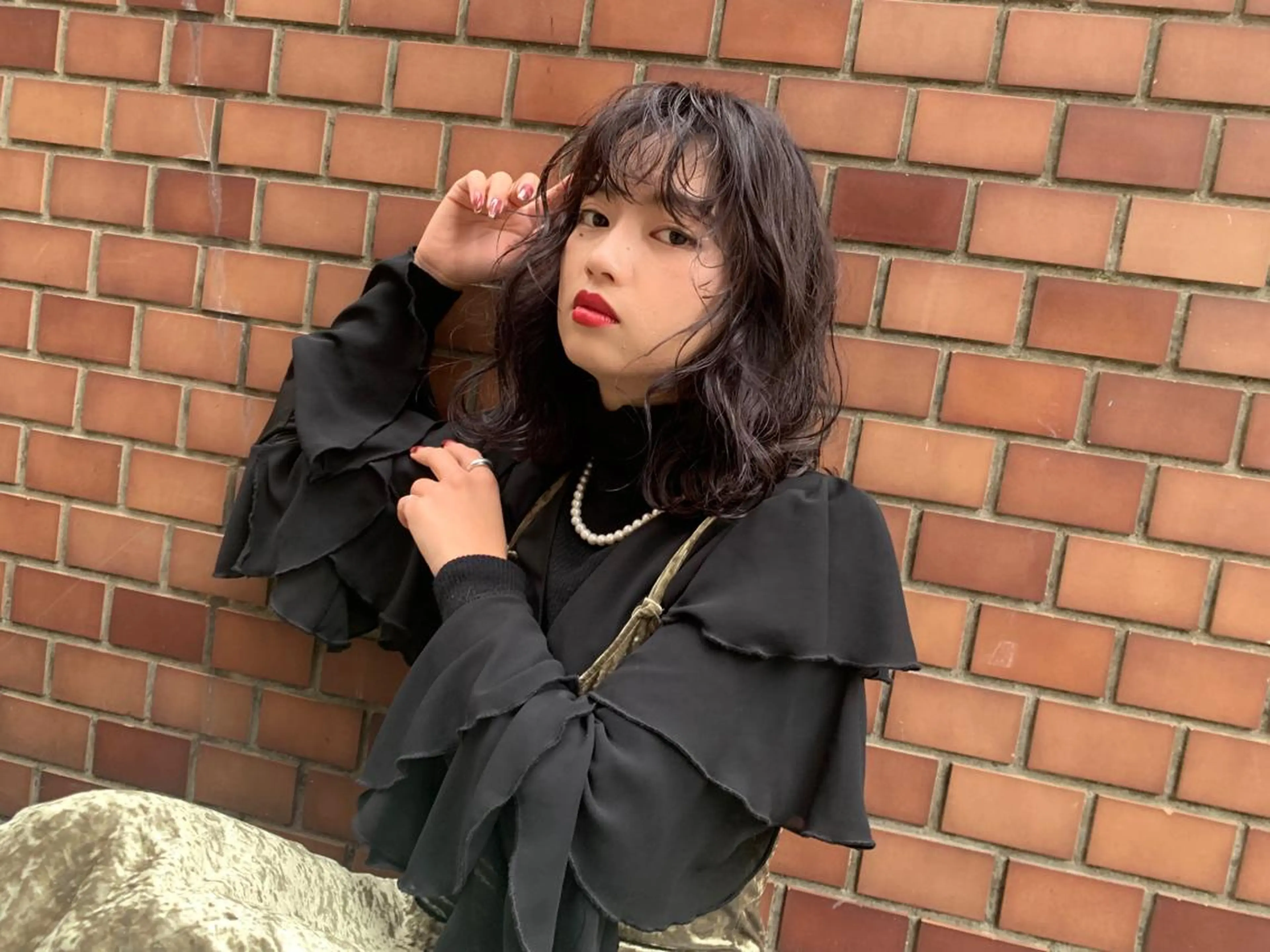 ミディアム カラー グレージュ ラベンダーカラー ラベンダーグレージュ ラベンダーグレー kimika🥑 メンズ/髪質改善のヘアスタイル