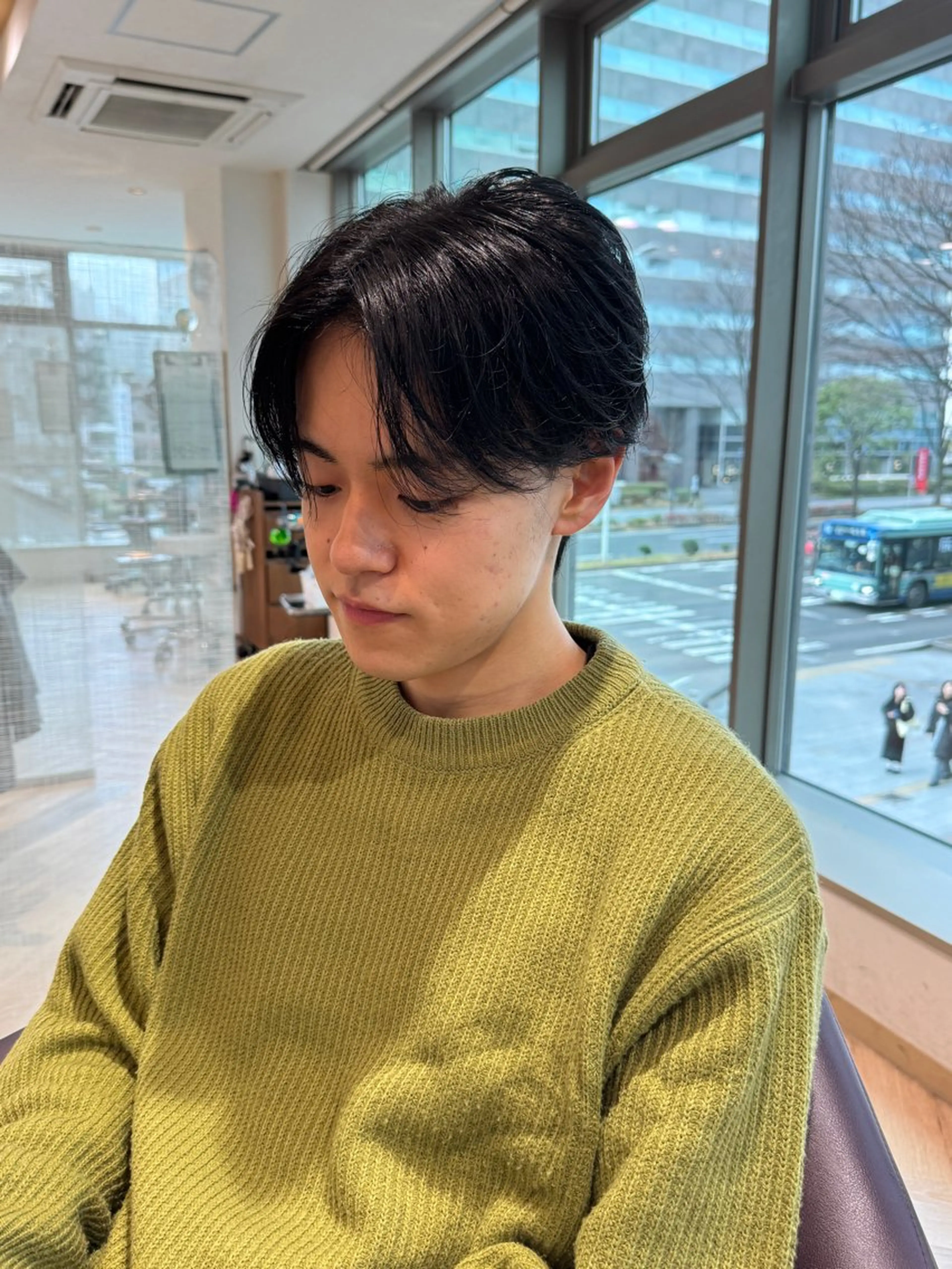 ショート メンズ メンズ特化/ センターパート/八谷のヘアスタイル