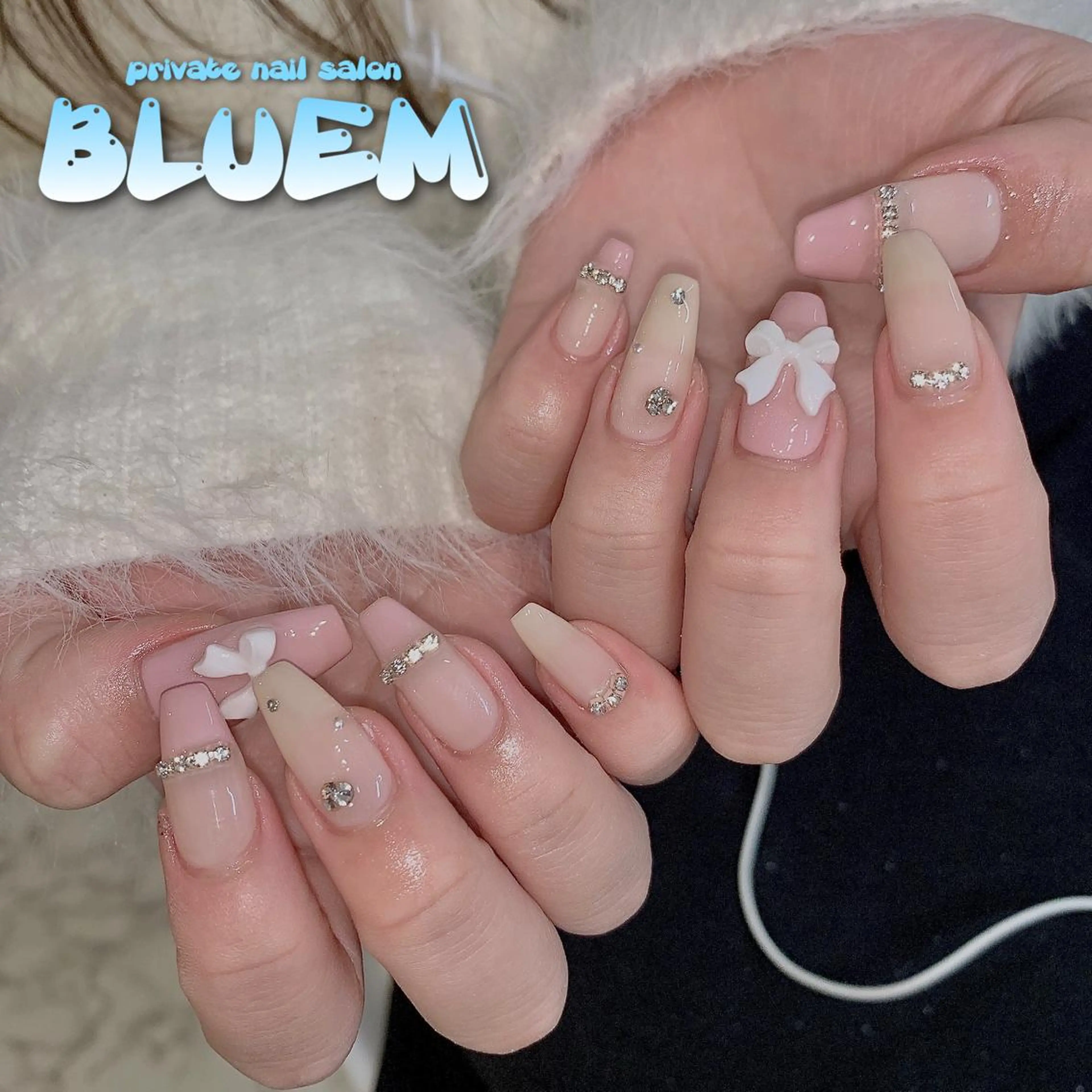 ネイル ハンドネイル BLUEM なな🐶のネイルデザイン