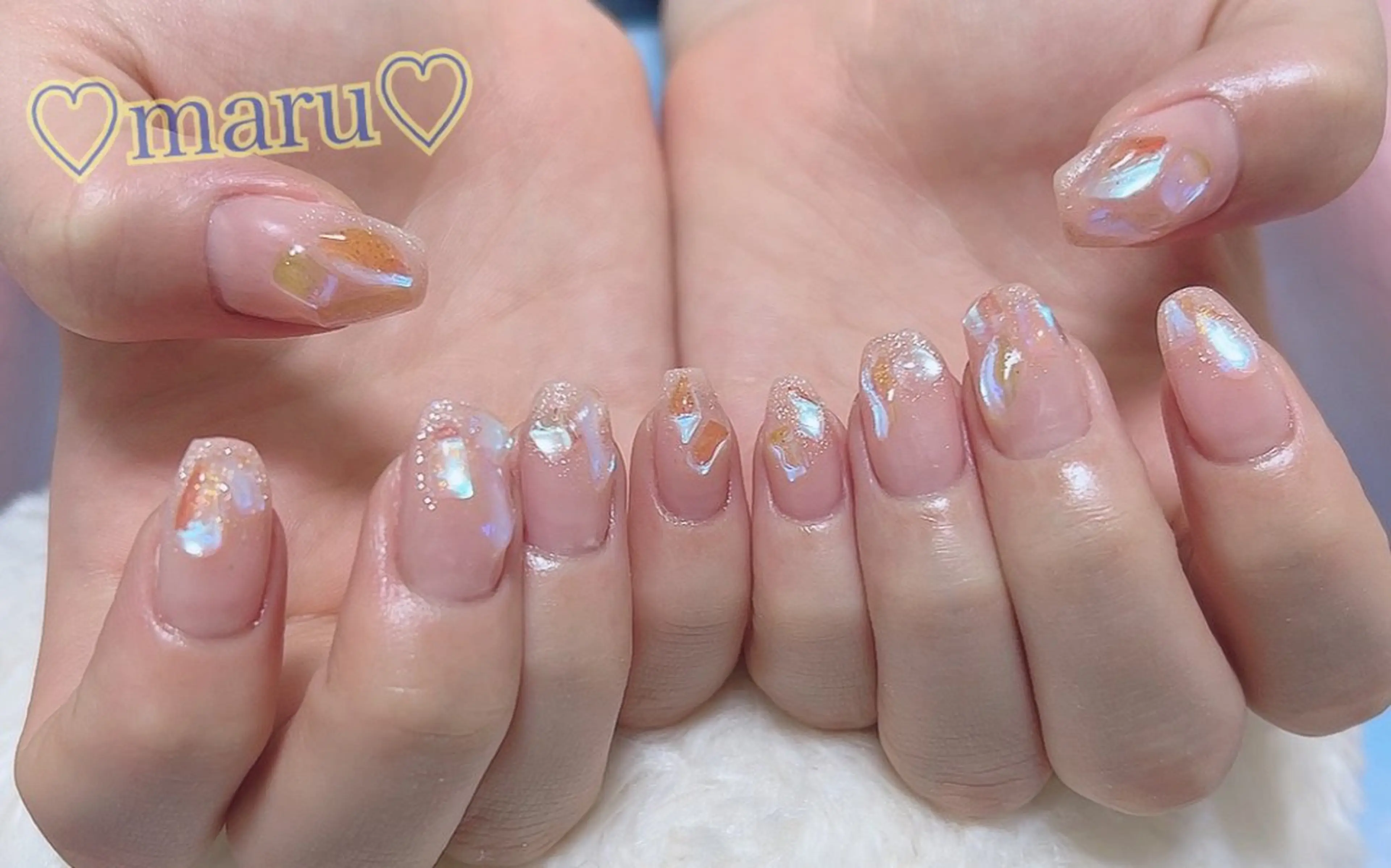 ネイル ハンドネイル フットネイル まるみ ♡のネイルデザイン