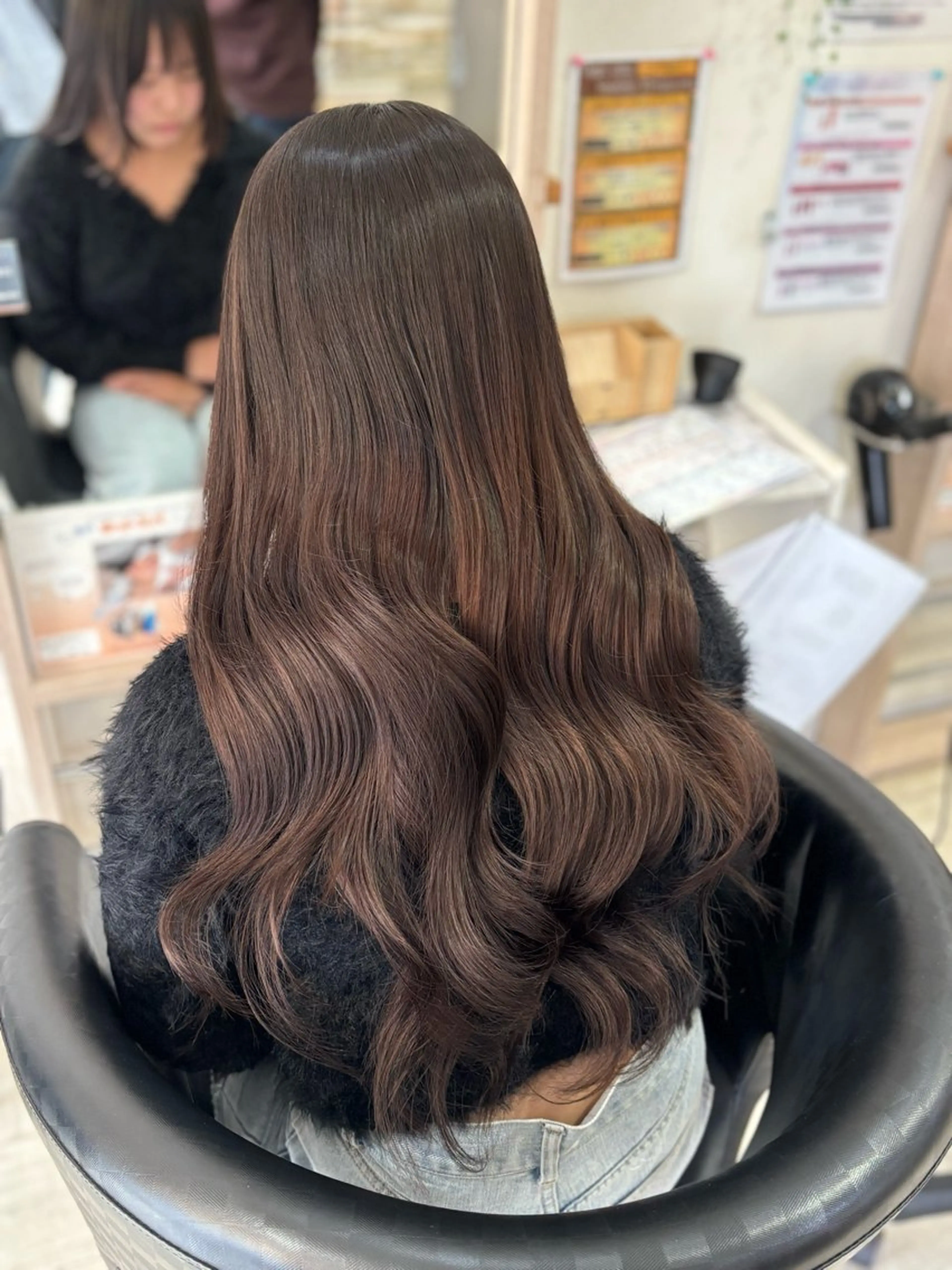 ロング シールエクステ エクステ エクステ KR2S中百舌鳥所属・艶カラー🫧/シール エクステRYOKAのヘアスタイル