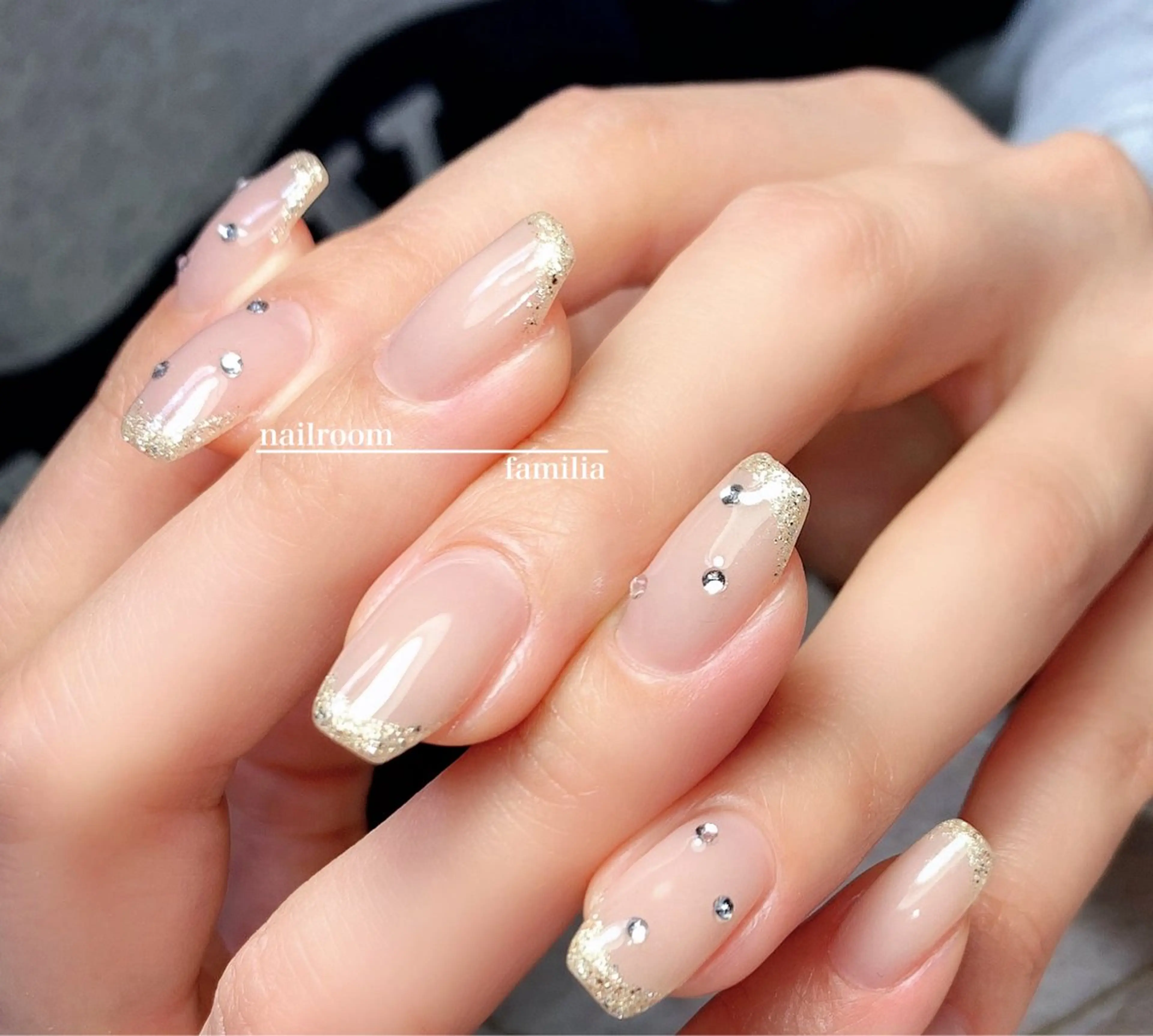 ネイル ラメ(グリッター) -nailroom- familiaのネイルデザイン