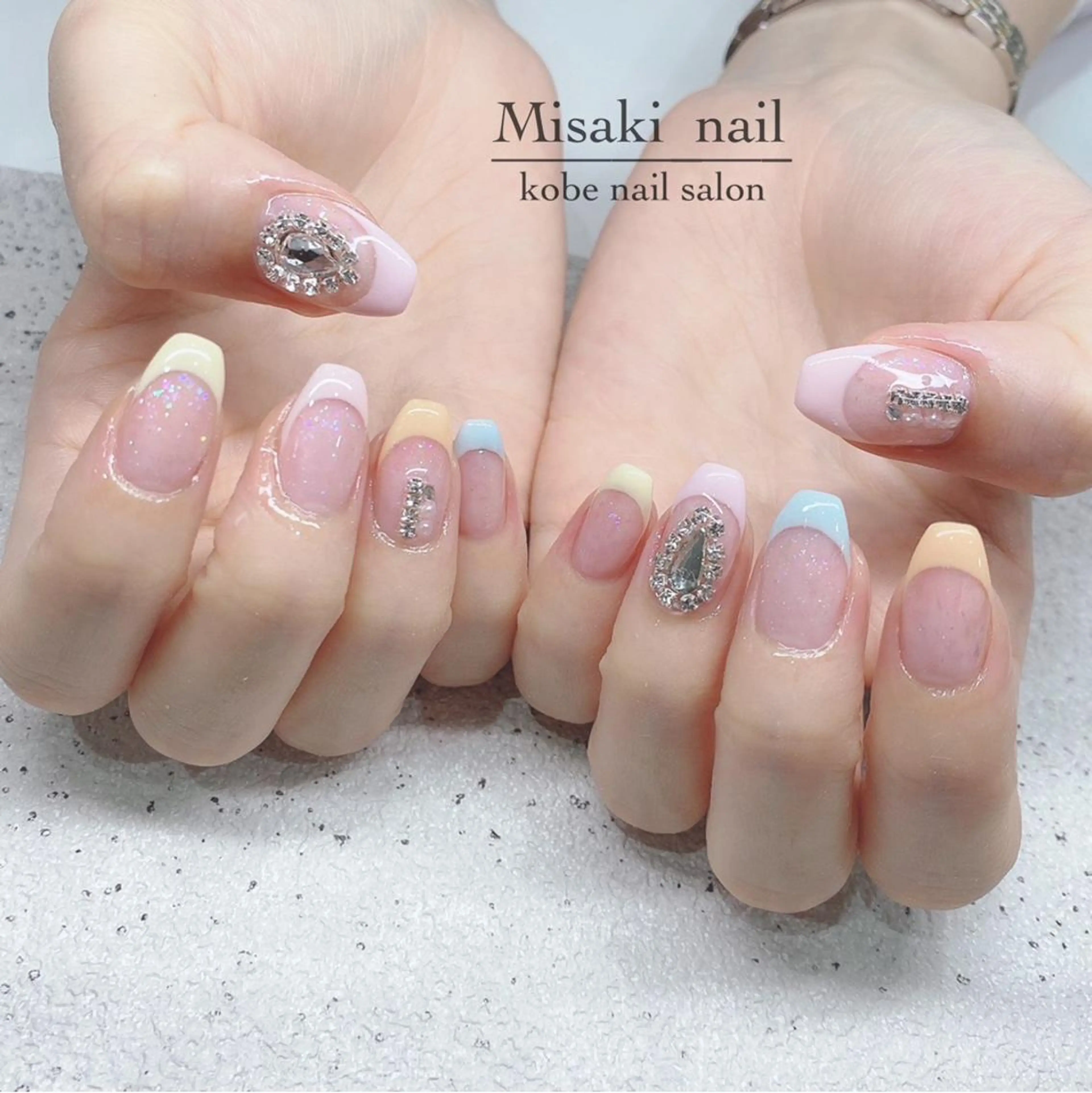 ネイル 韓国ネイル ワンホンネイル ハンドネイル nailsalon miinailsのネイルデザイン