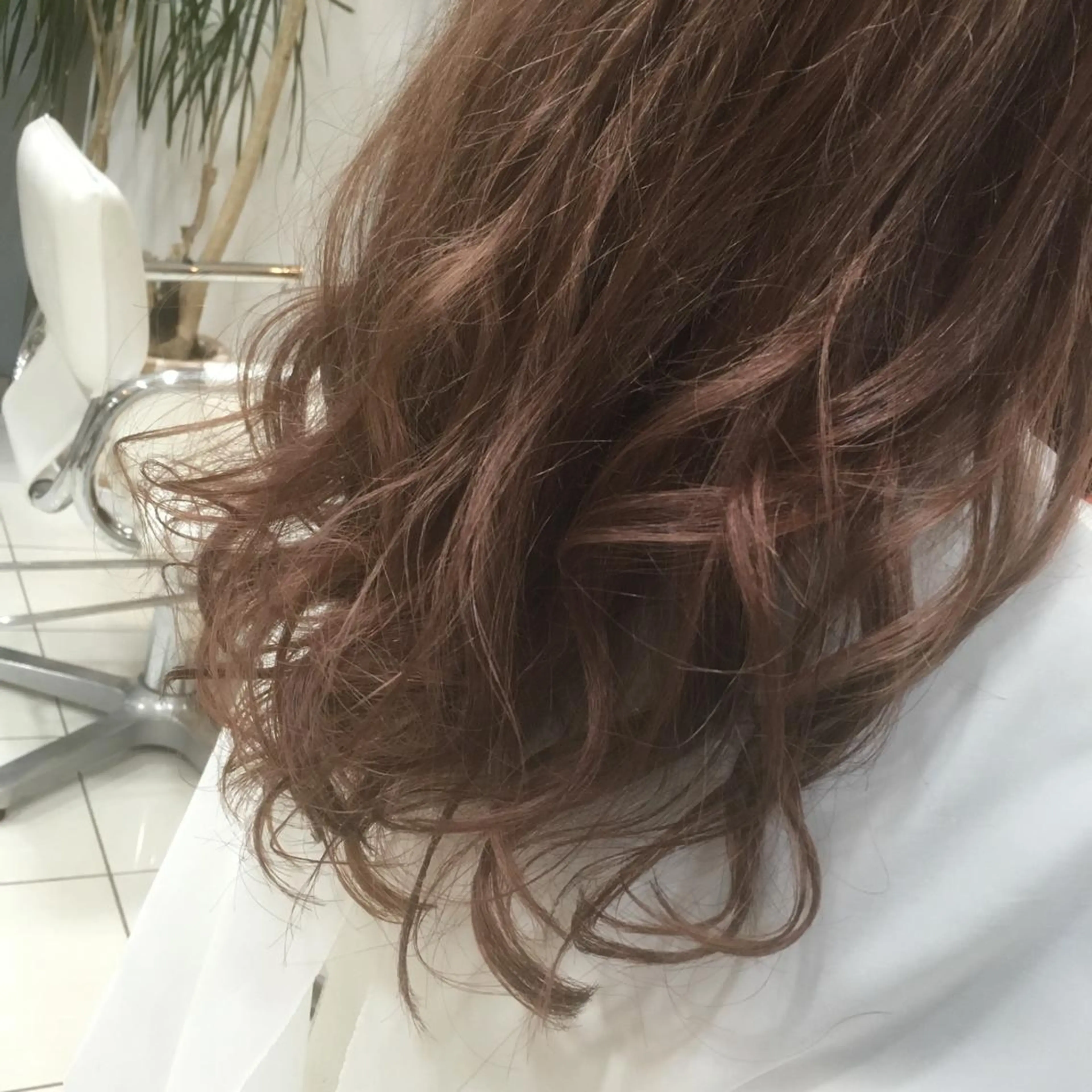 ミディアム カラー 白髪ぼかしハイライト 柳川拓哉のヘアスタイル