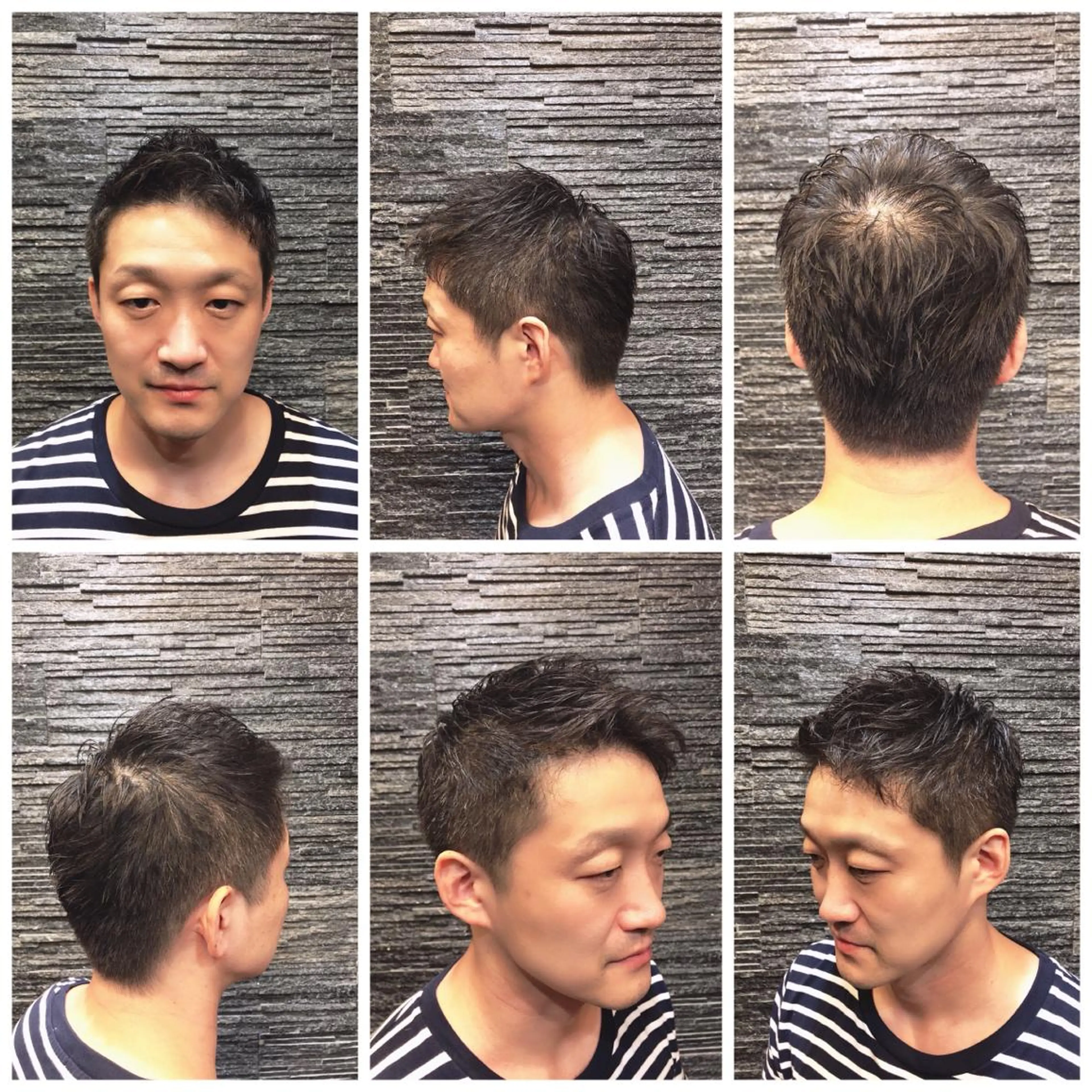 ショート 岡部 迅のヘアスタイル