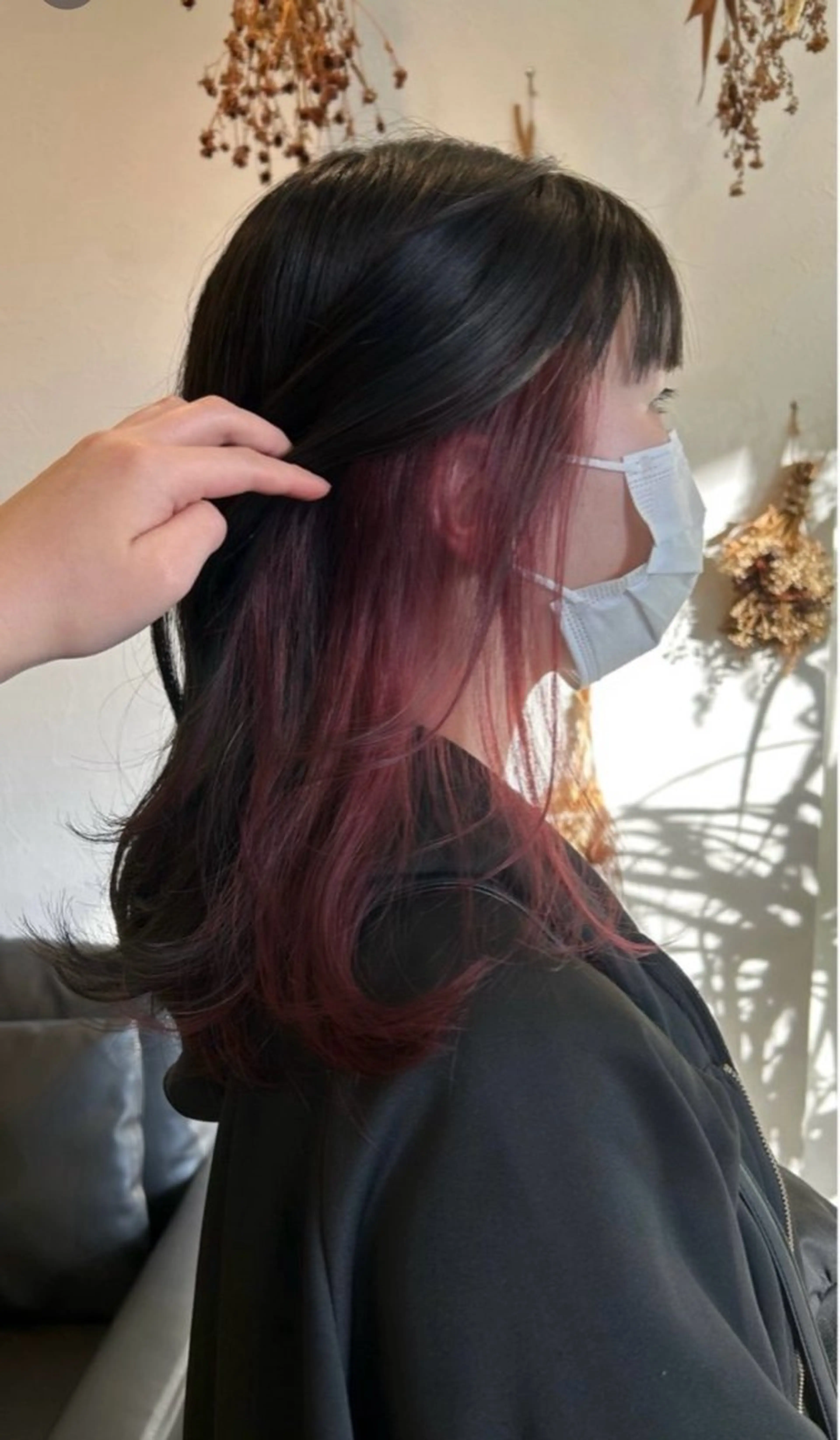 カラー YUKI🎀透明感 カラー/暗髪艶カラーのヘアスタイル