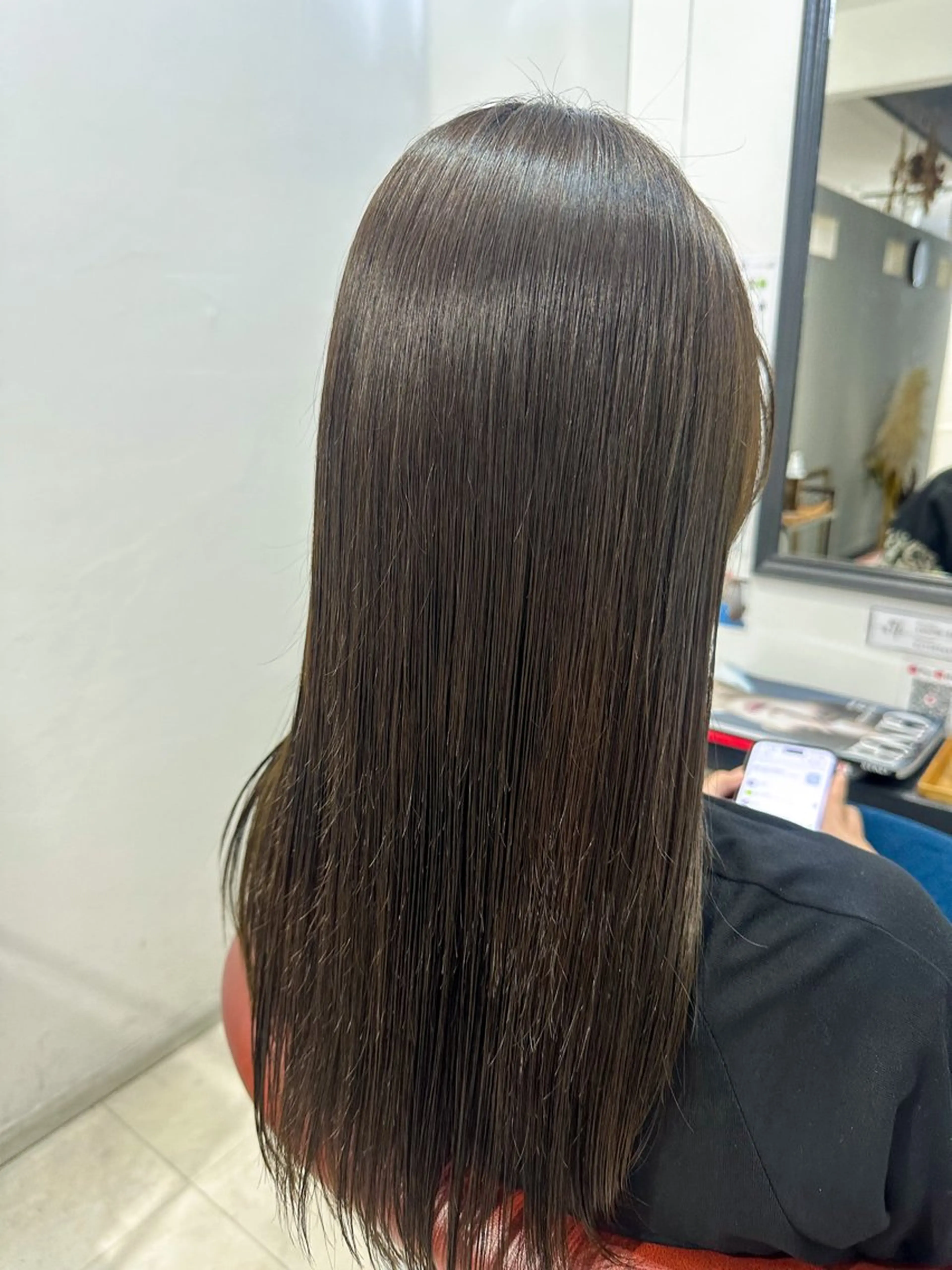 ロング カラー 桒村 沙綾のヘアスタイル