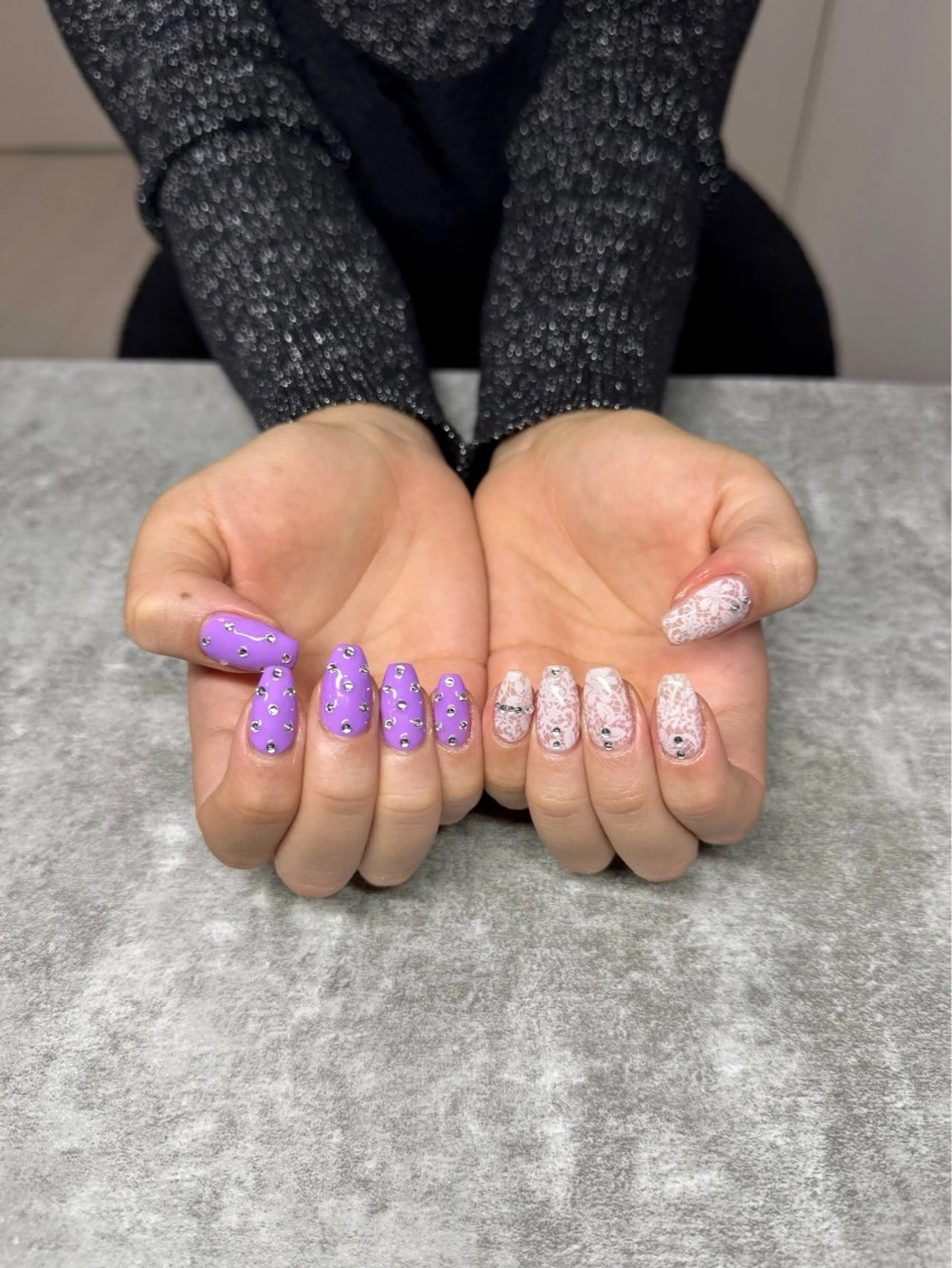 ネイル ハンドネイル ﾊﾗ ｱｲｶのネイルデザイン