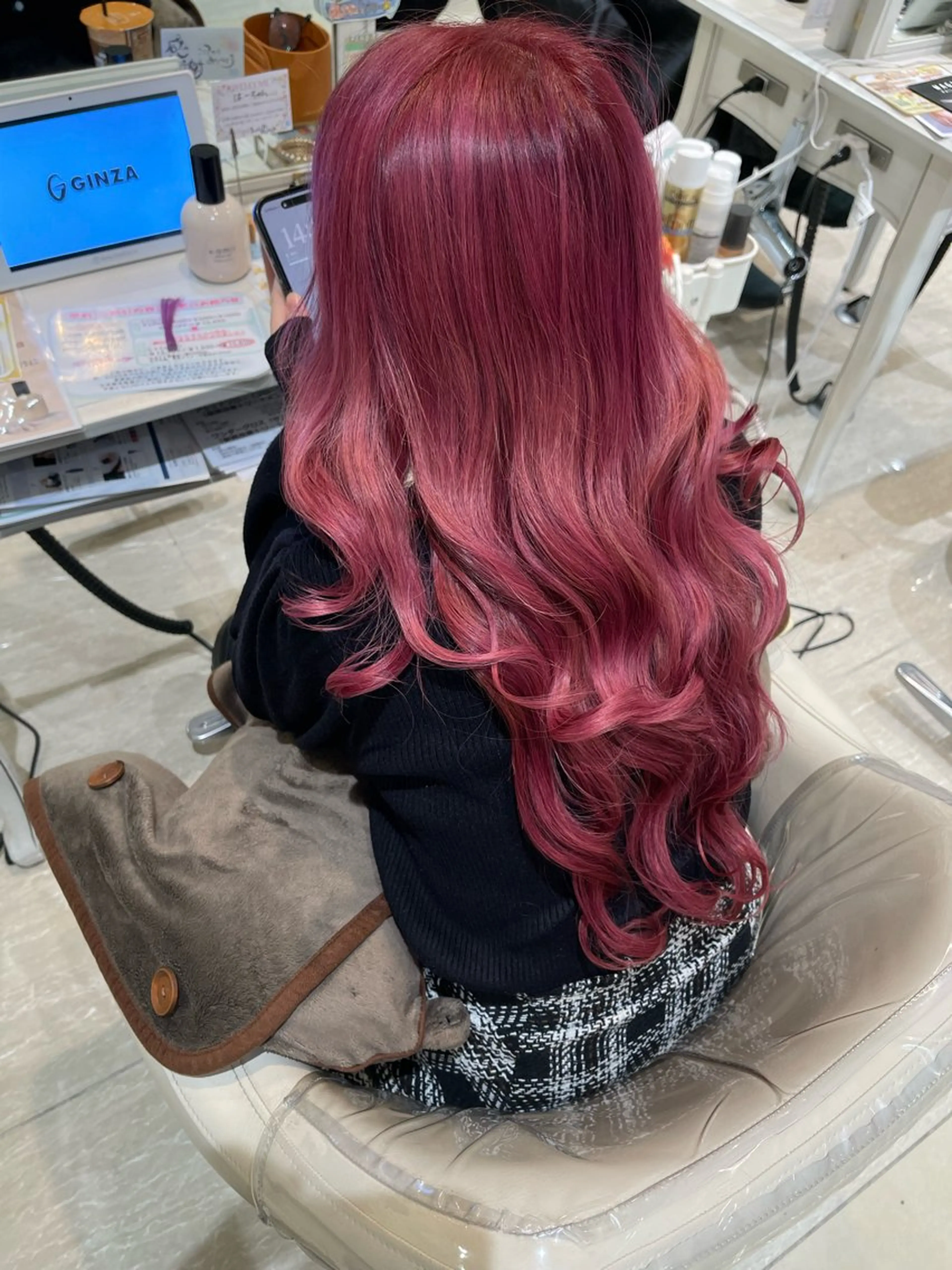 ロング カラー ヘアカラー 艶髪🫧/ハイライト ✨/濱崎 竜のヘアスタイル