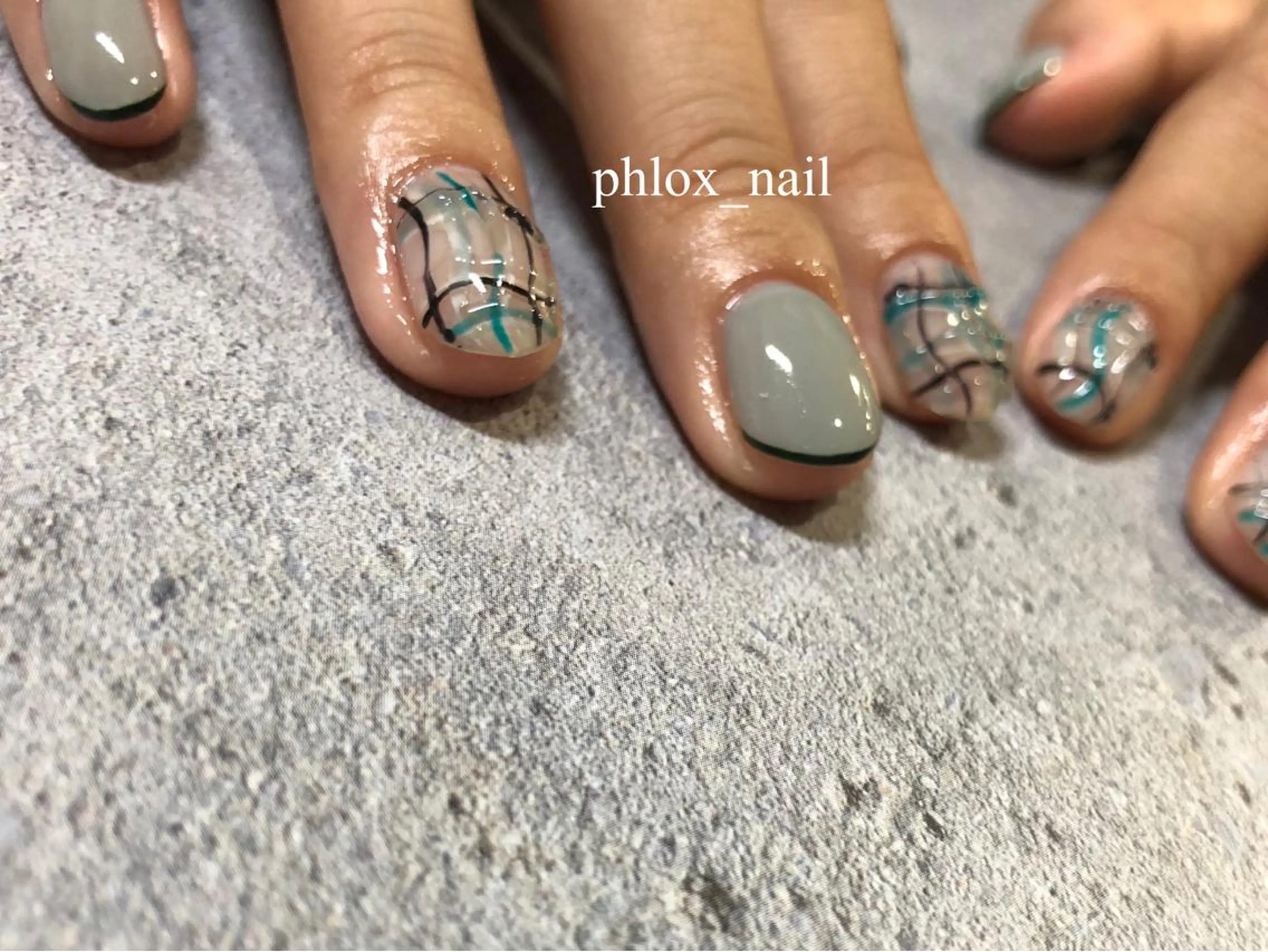 ネイル s/w ＿shokoのネイルデザイン