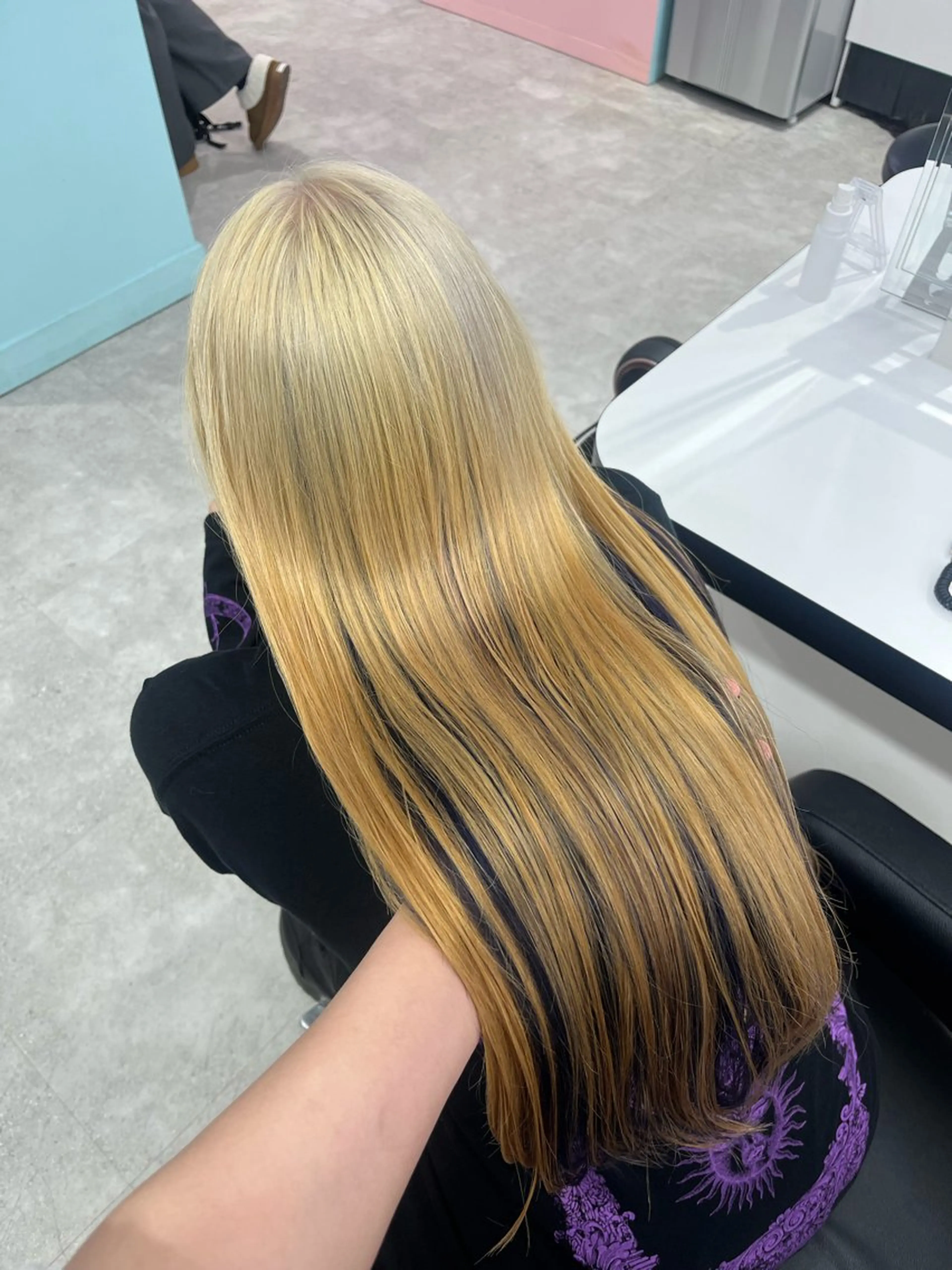 ロング カラー みう/仙台/暖色/ 艶髪/顔周りカット/のヘアスタイル