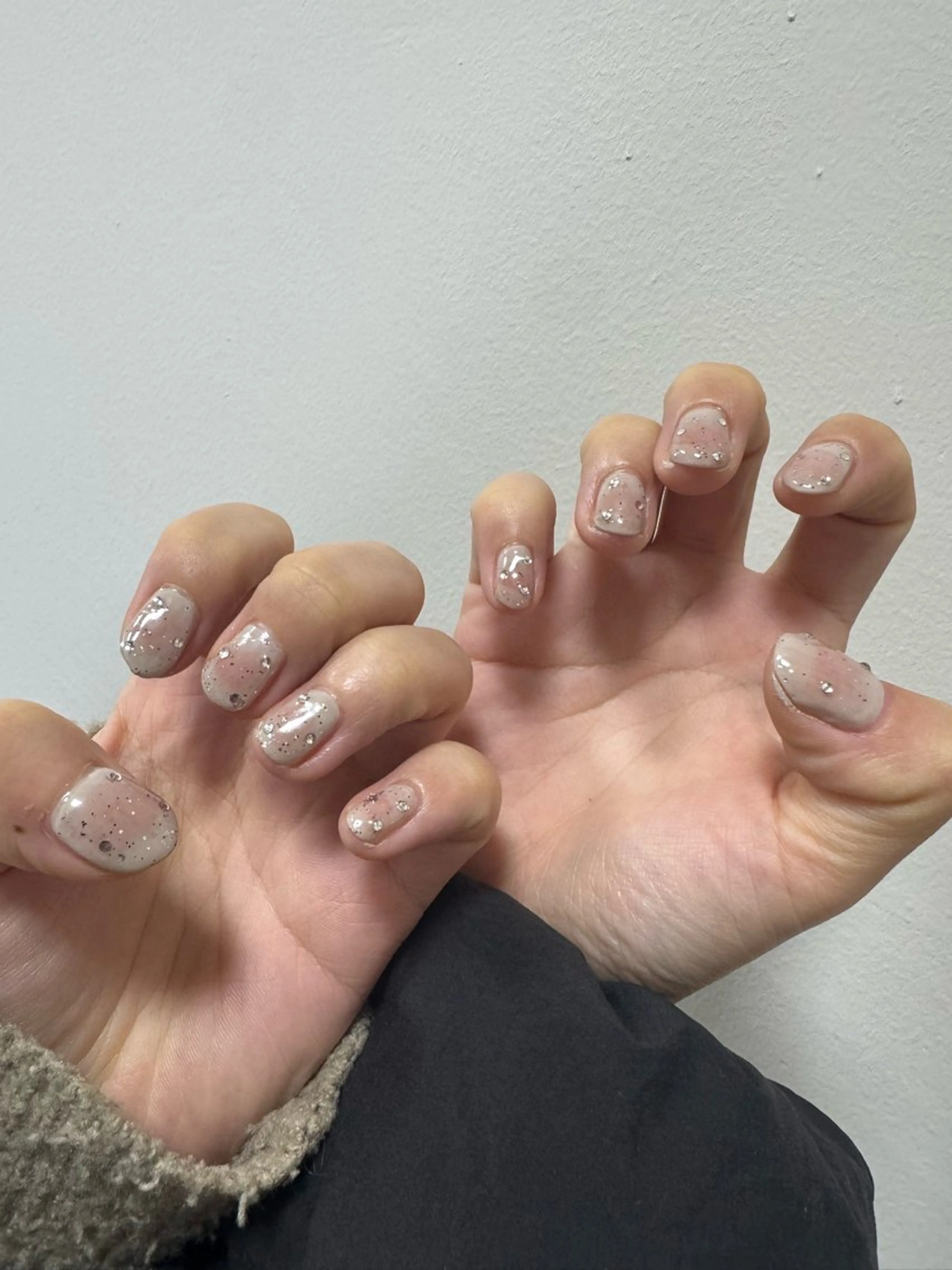 ネイル チークネイル ピンク i mihoのネイルデザイン