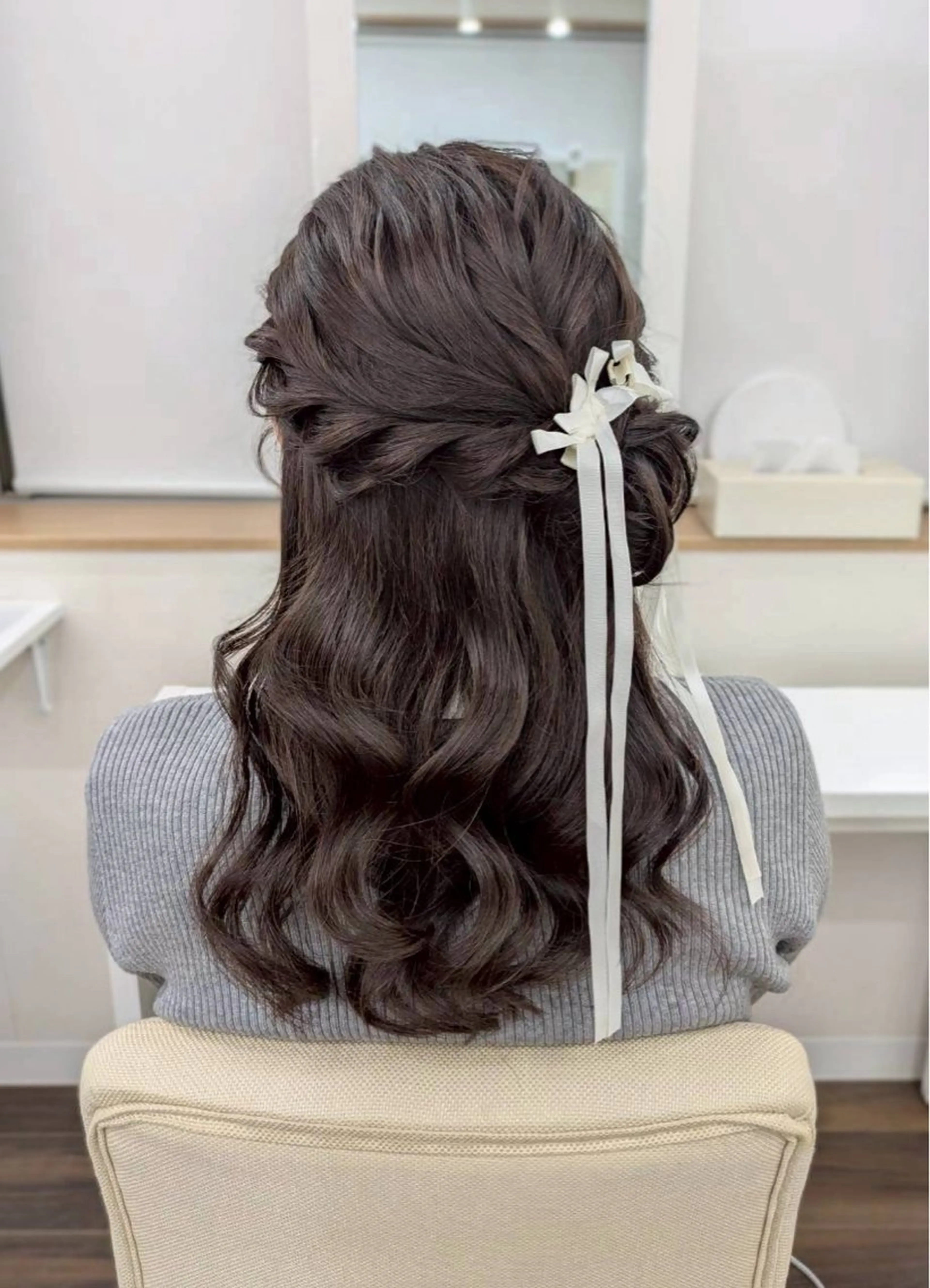 ロング ヘアセット YUMEYAKATA 五条店のヘアスタイル