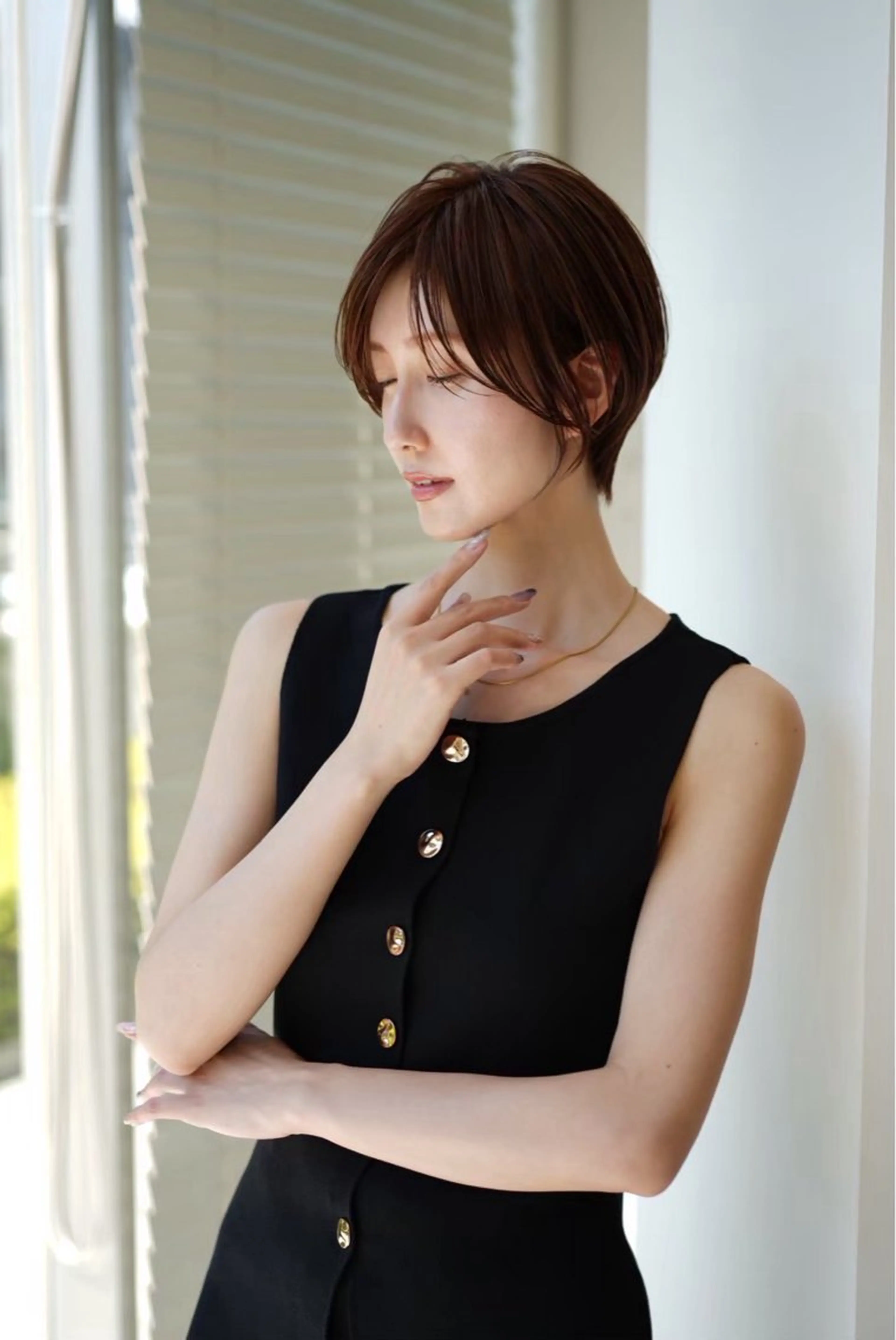 ショート カラー 加賀 千聖 /soigneのヘアスタイル