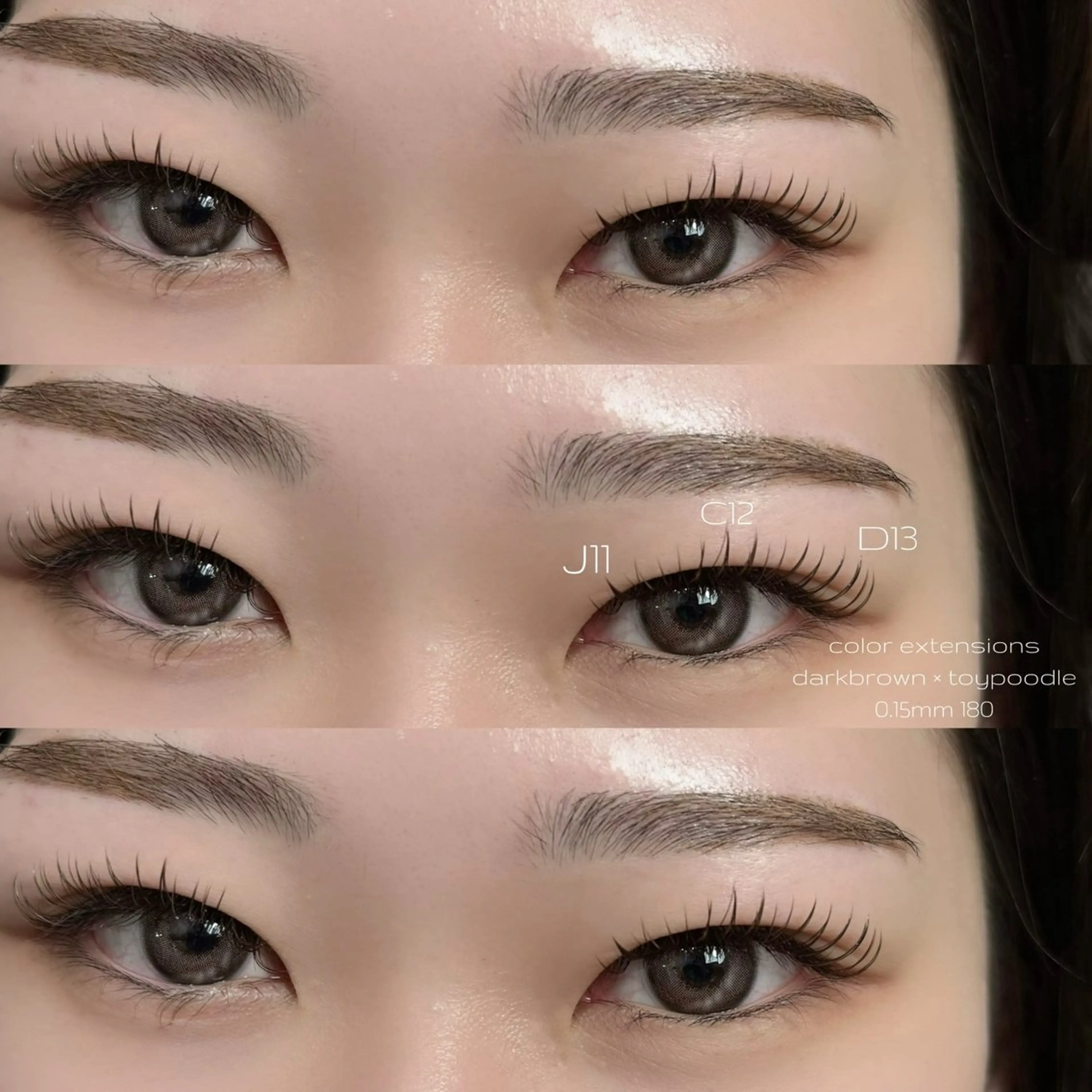 マツエク・マツパ カラーマツエク Lucia 中澤のマツエク・マツパデザイン