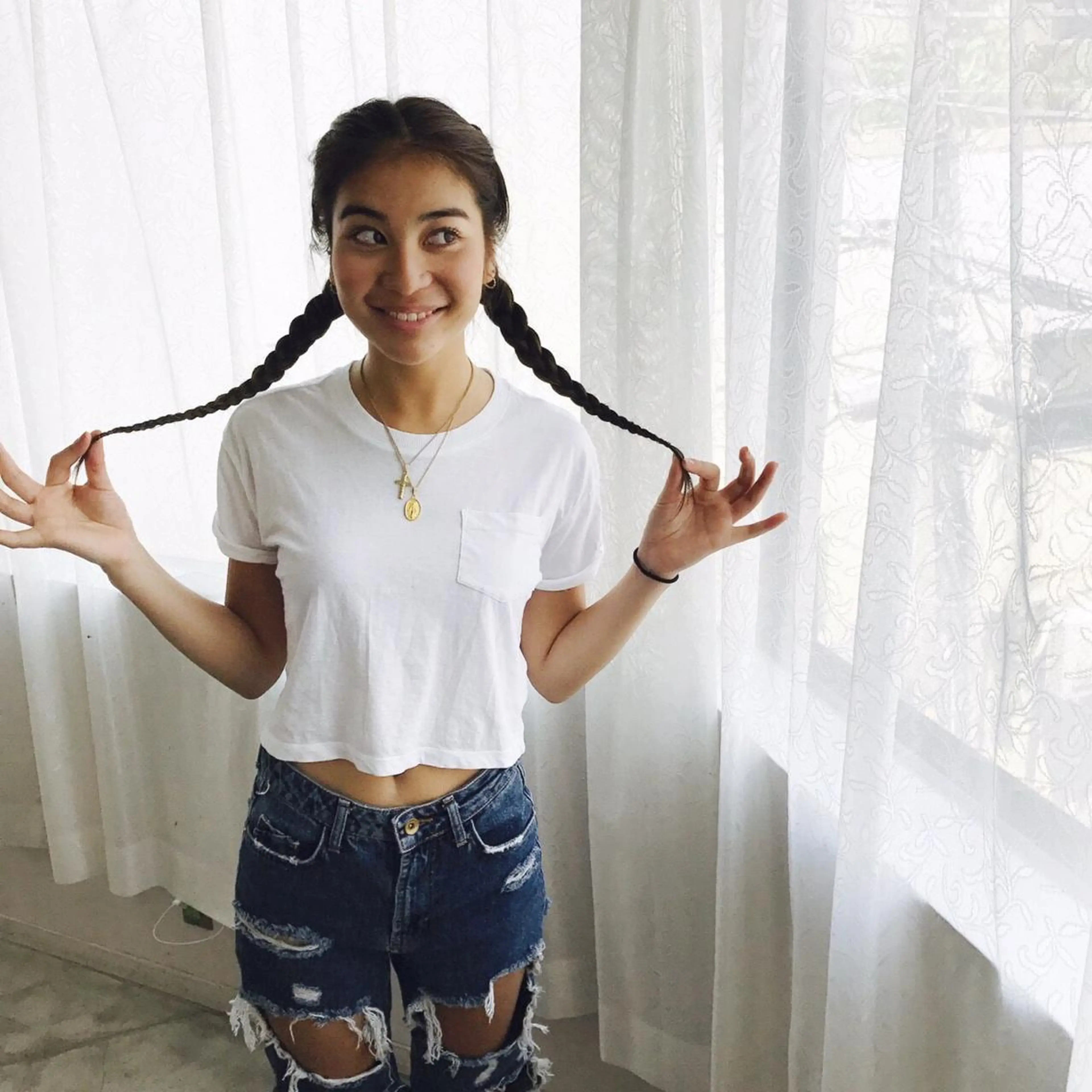 ロング ヘアアレンジ 簡単アレンジ にった みずきのヘアスタイル