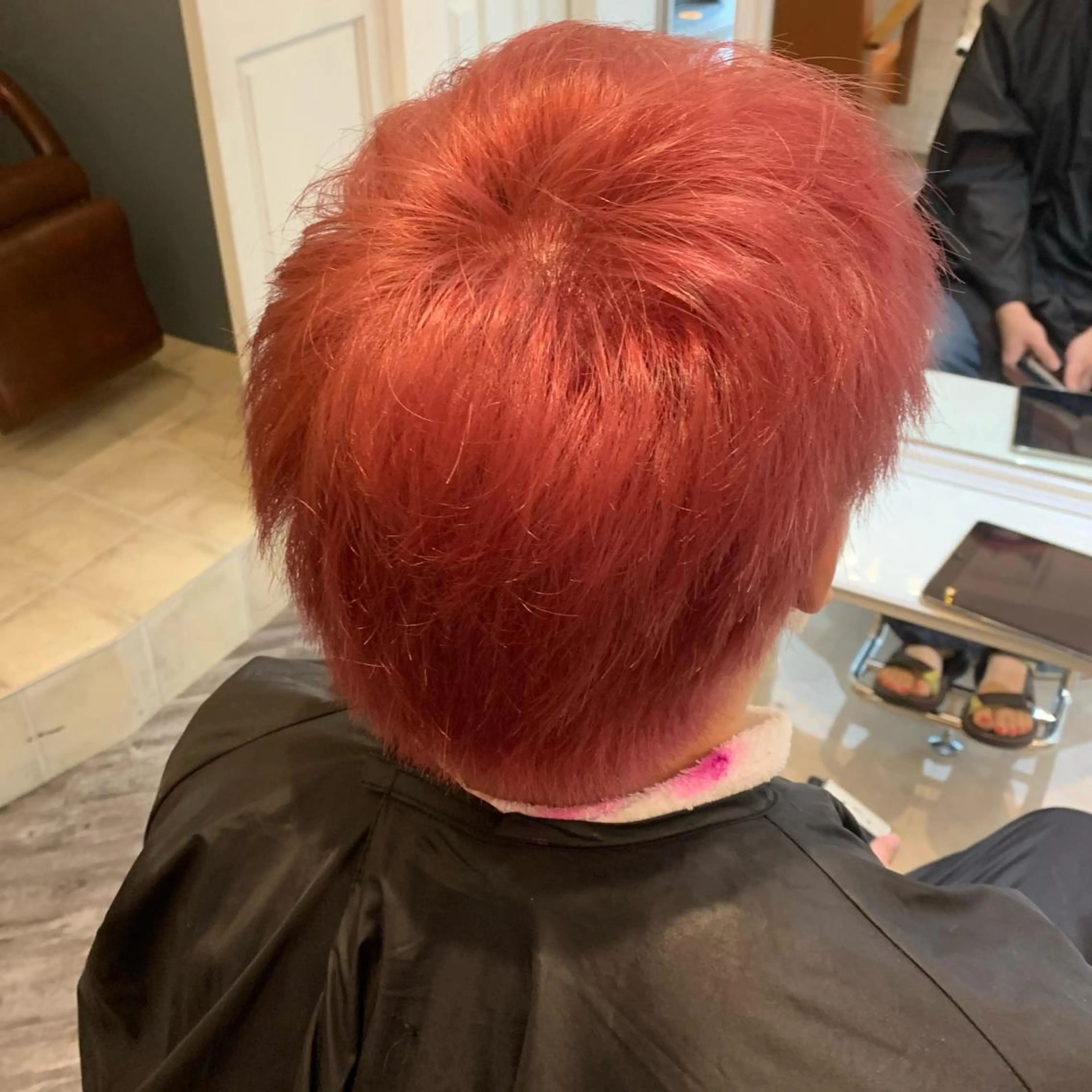 ショート カラー メンズ シールエクステ/渋谷 ／ギャル/LIALAのヘアスタイル