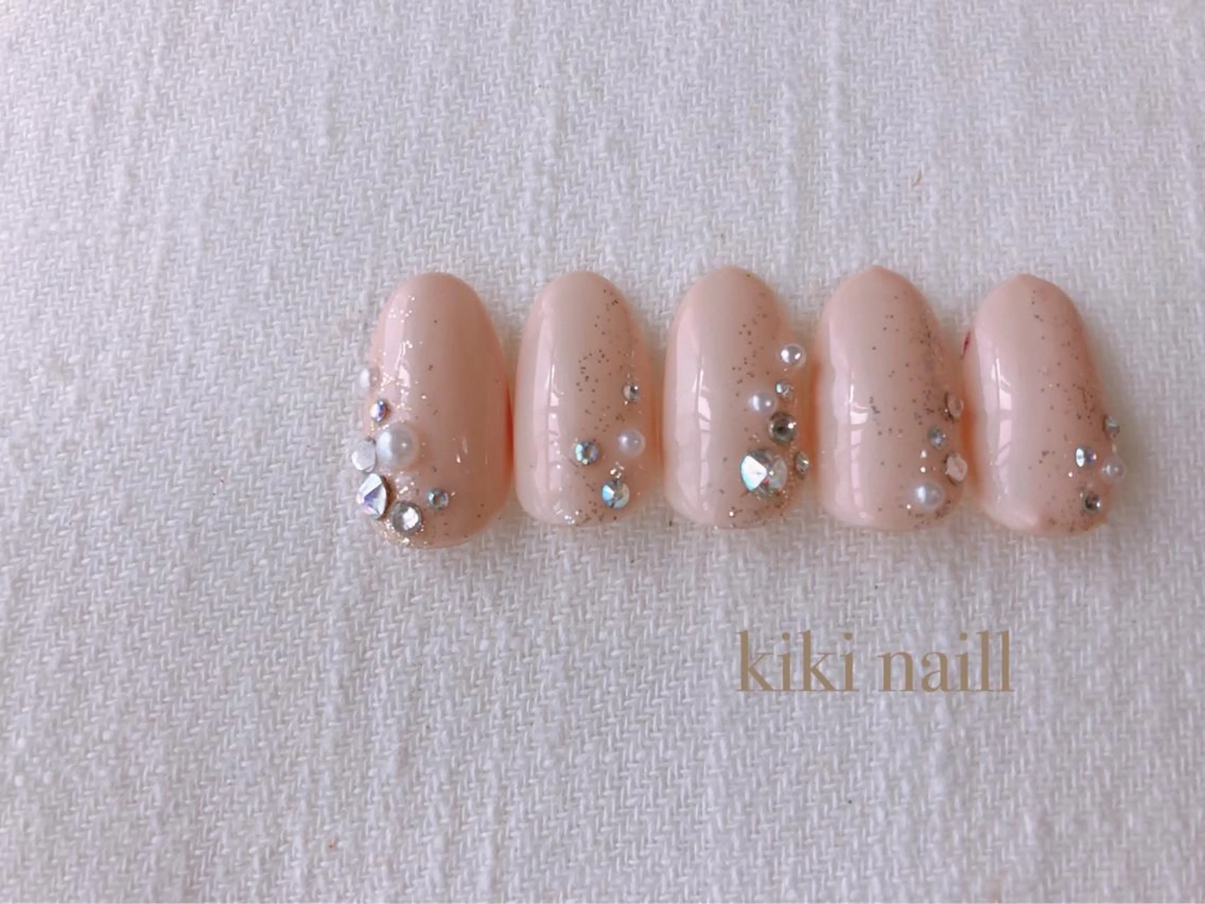 ネイル ブライダルネイル kiki nail 二子玉川のネイルデザイン