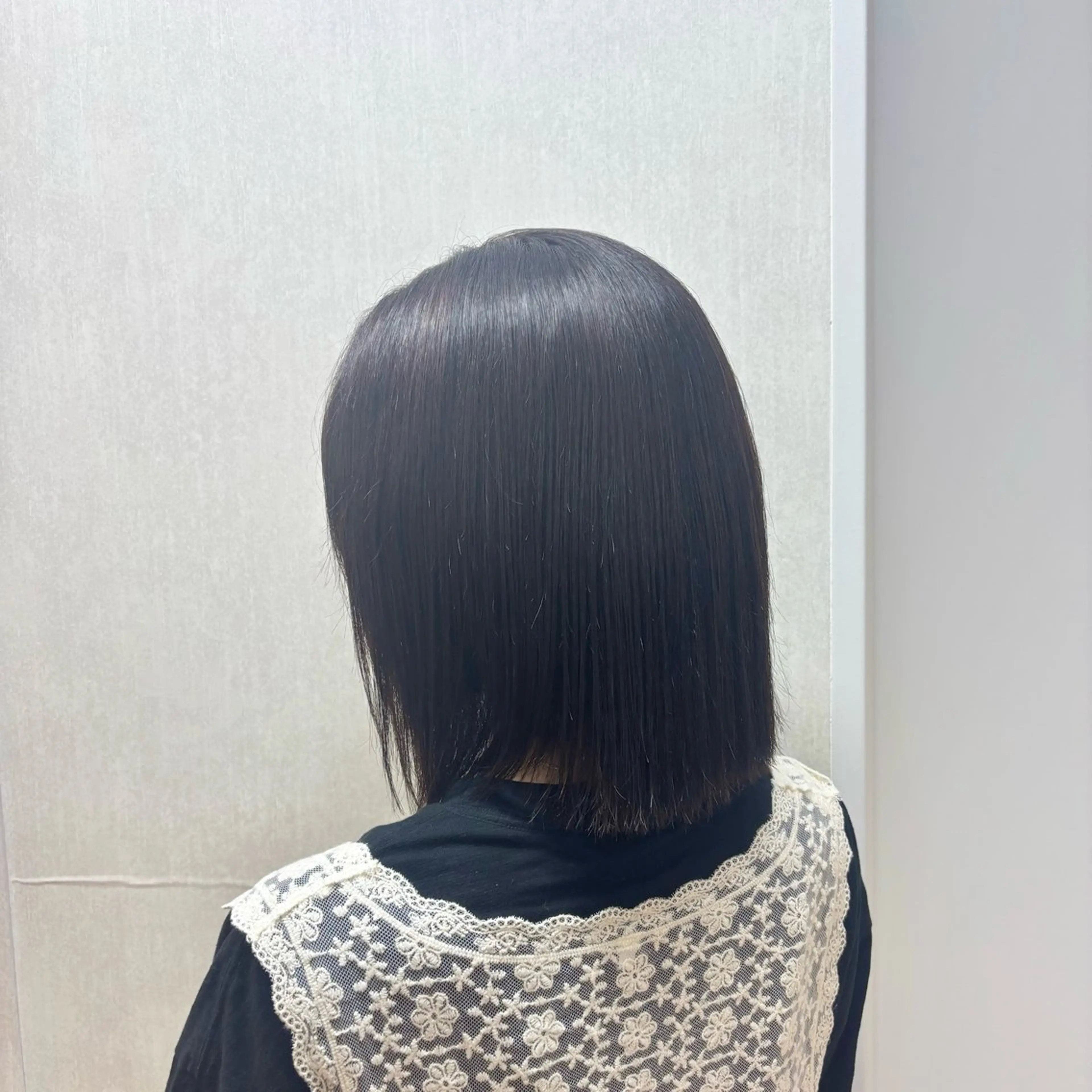 ミディアム カラー ラベンダーカラー ヘアカラー トリートメント 透明感/ベージュ/ 顔周り/yuna.のヘアスタイル