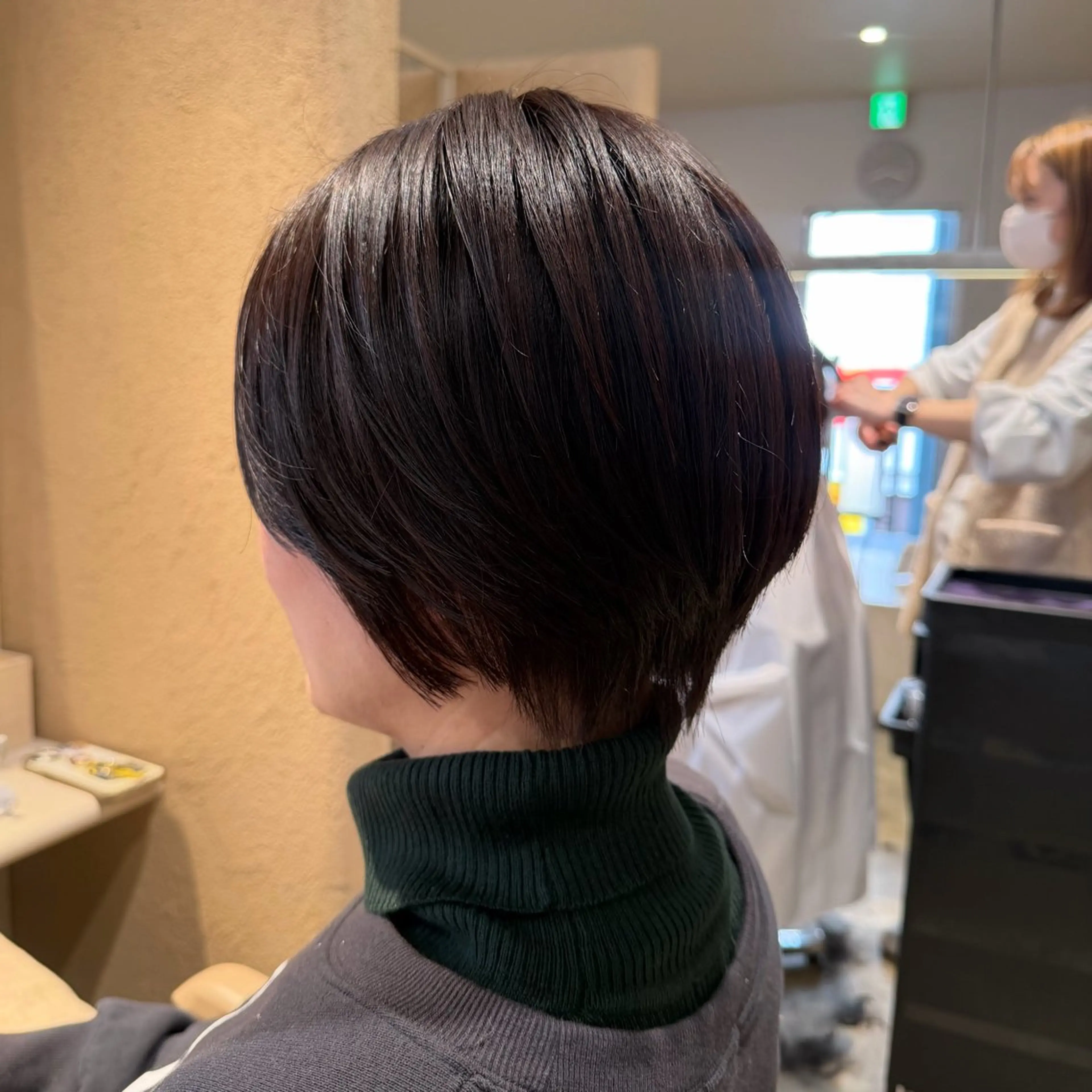 ショート カット ヘアカラー hair make ONE006所属・SAoRi/パーマ /ボブ/ショートのヘアスタイル