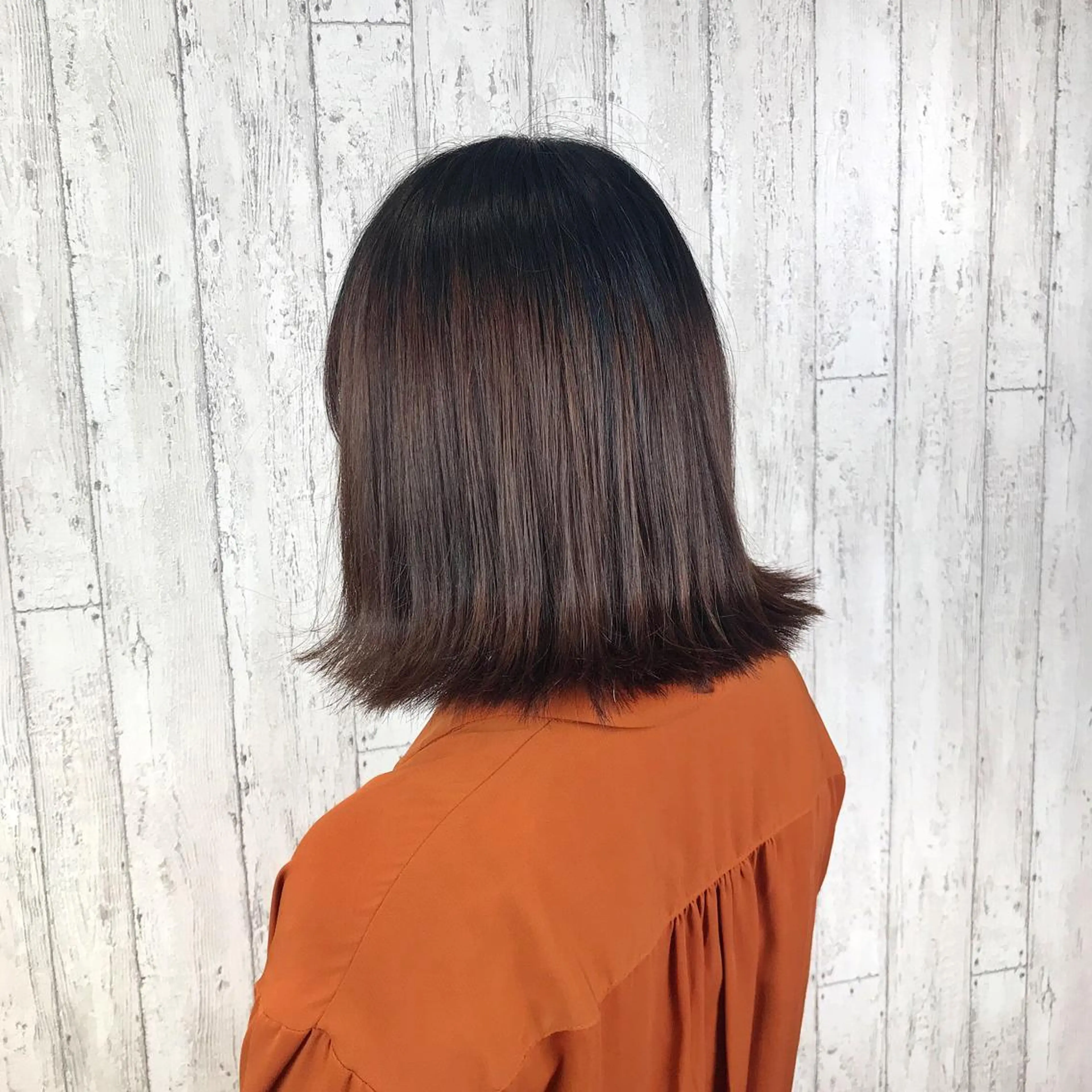 セミロング カラー カット ヘアカラー トリートメント 田中 あかねのヘアスタイル