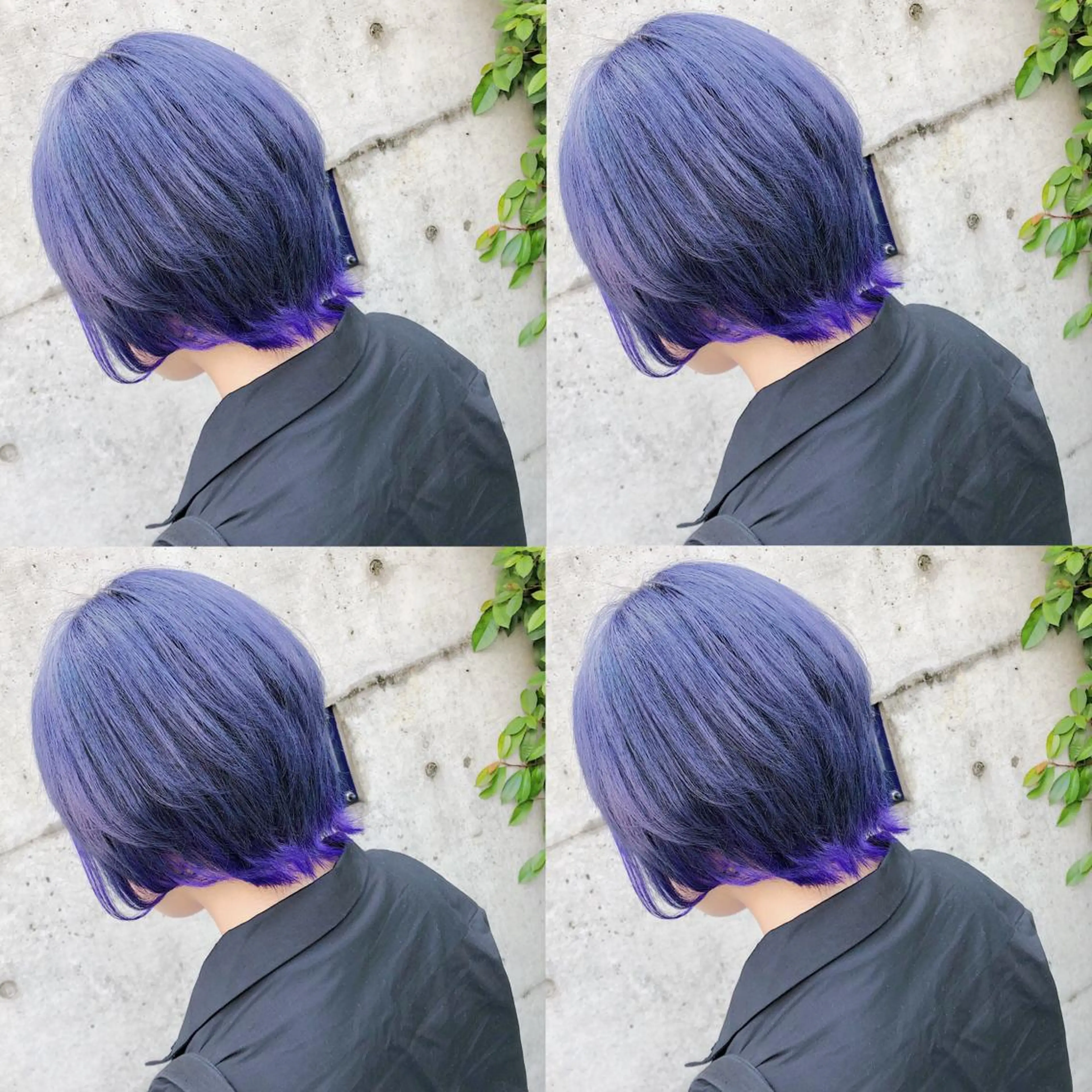 ショート カラー ヘアアレンジ メンズ キッズ カット ヘアカラー トリートメント ヘアセット 💟Chloe原宿店 🩶ハイトーンのヘアスタイル