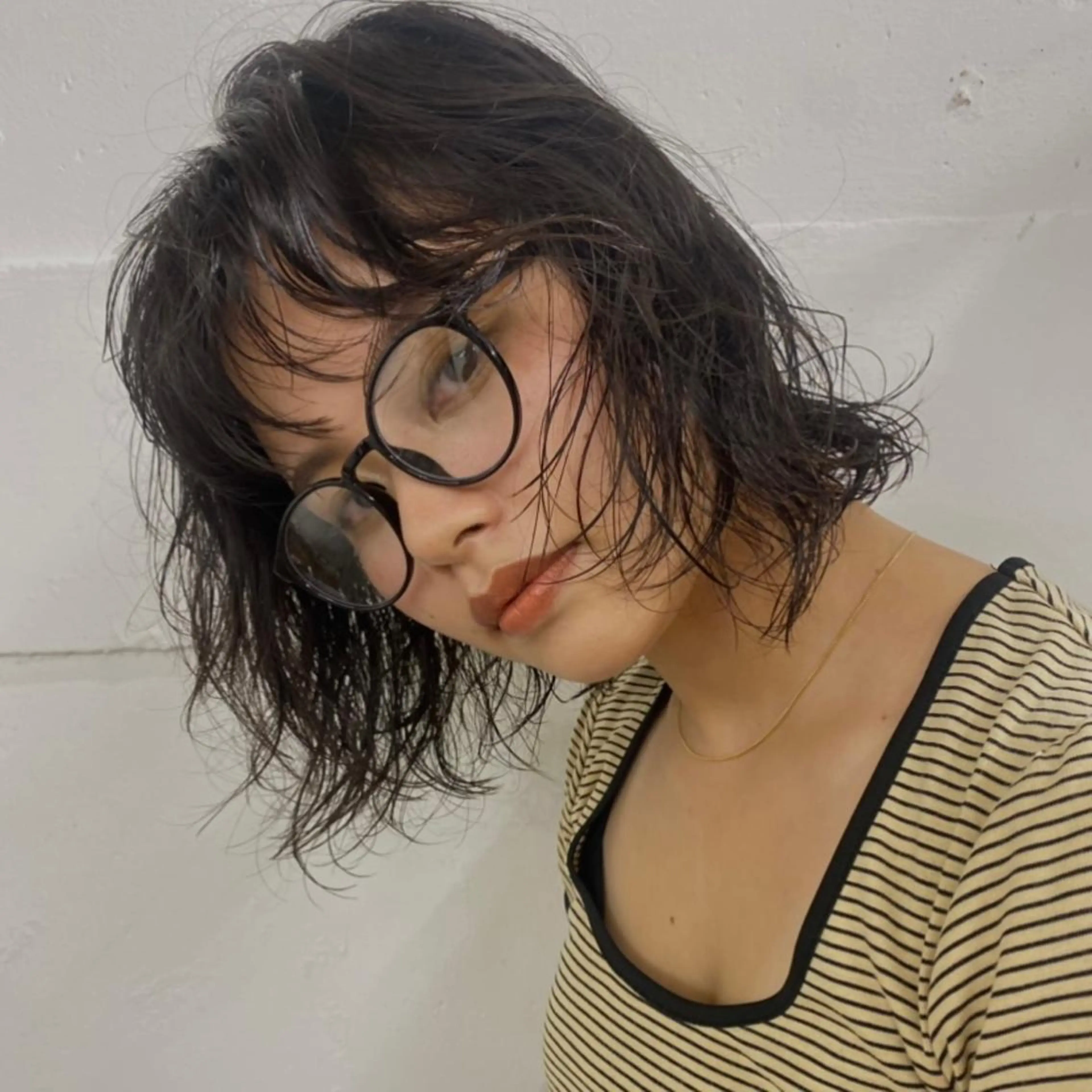 ショート パーマ 山岸 未玖のヘアスタイル