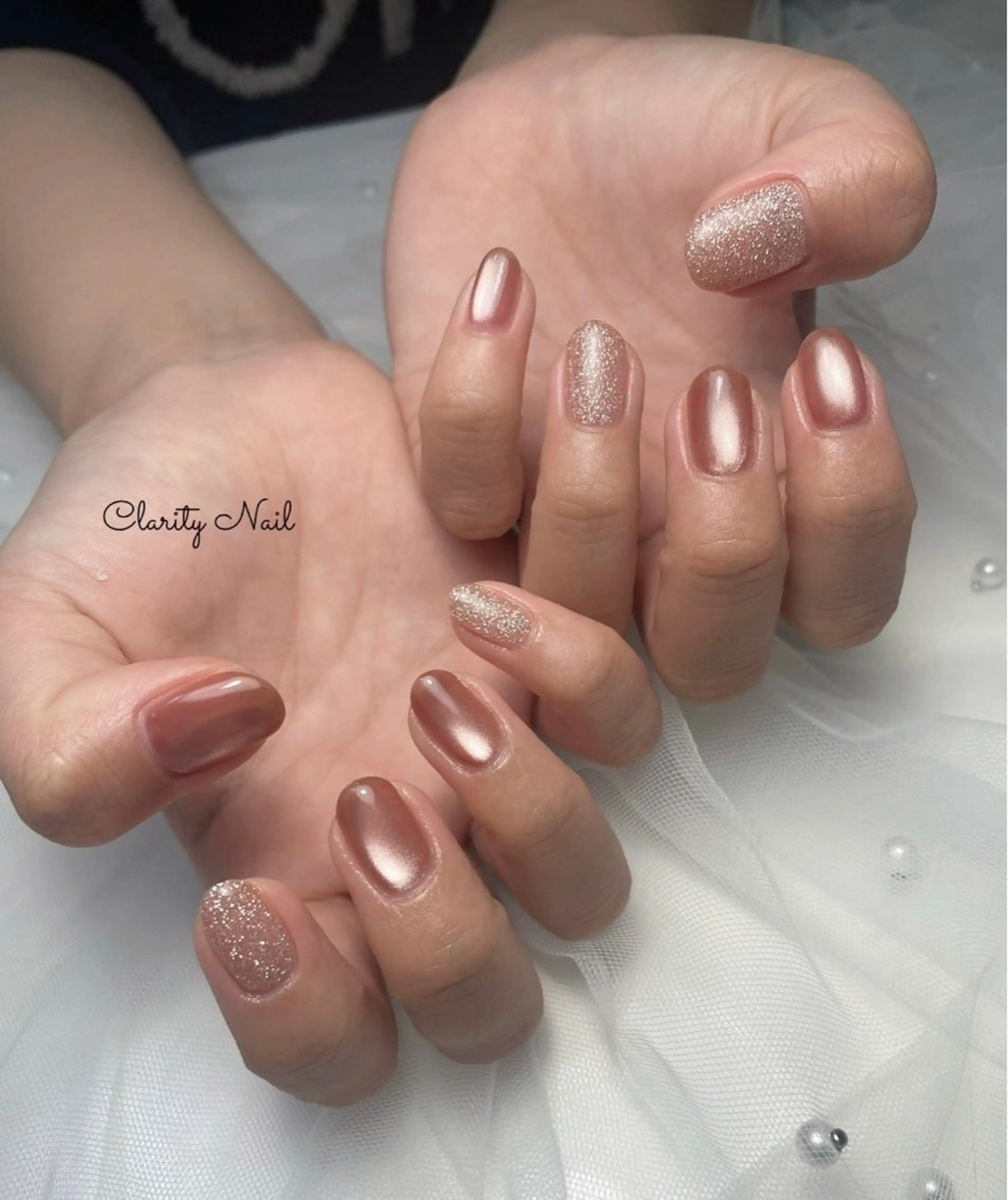 ネイル マグネットネイル ワンカラーネイル ハンドネイル Clarity Nailのネイルデザイン