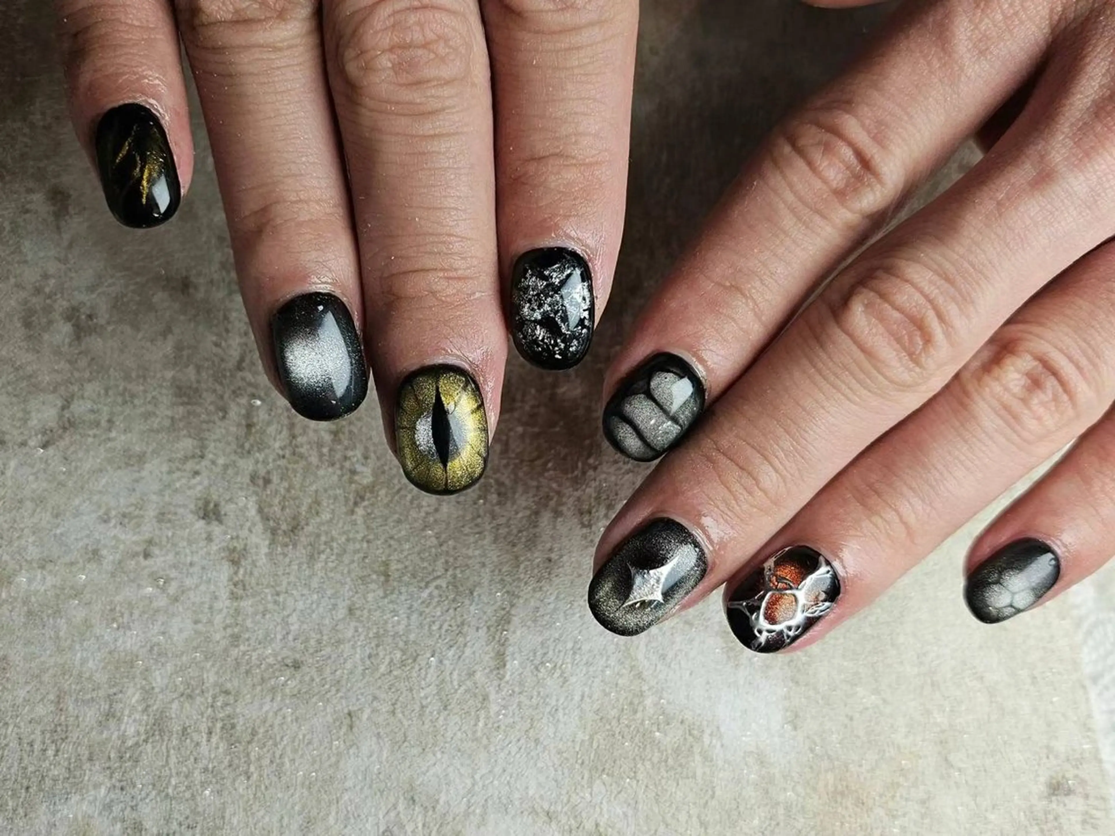 ネイル アートネイル フラワーネイル フットネイル ジェルネイル マグネットネイル Babarla Nailのネイルデザイン