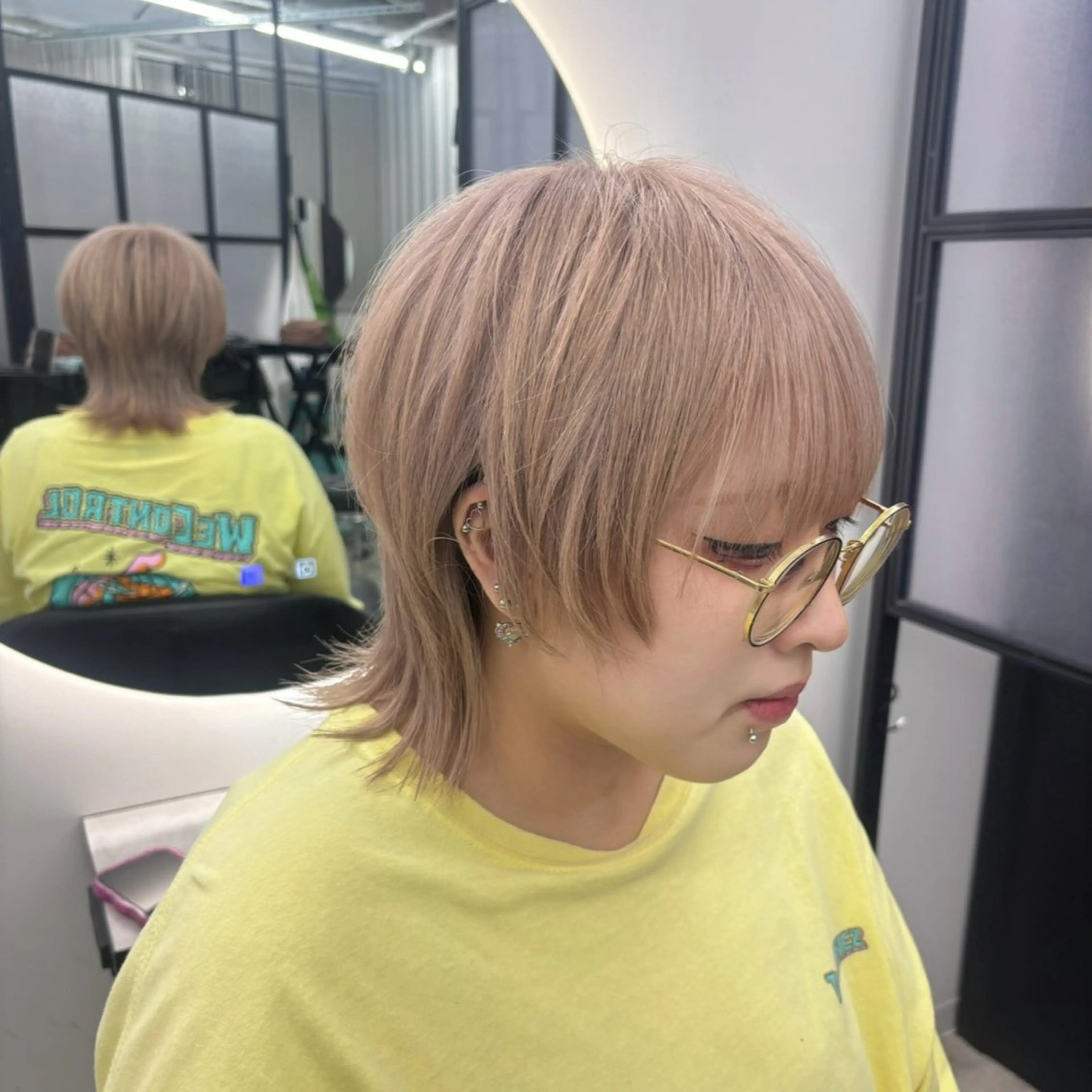 ミディアム カラー ヘアカラー Ren. 🦋デザインカラーのヘアスタイル