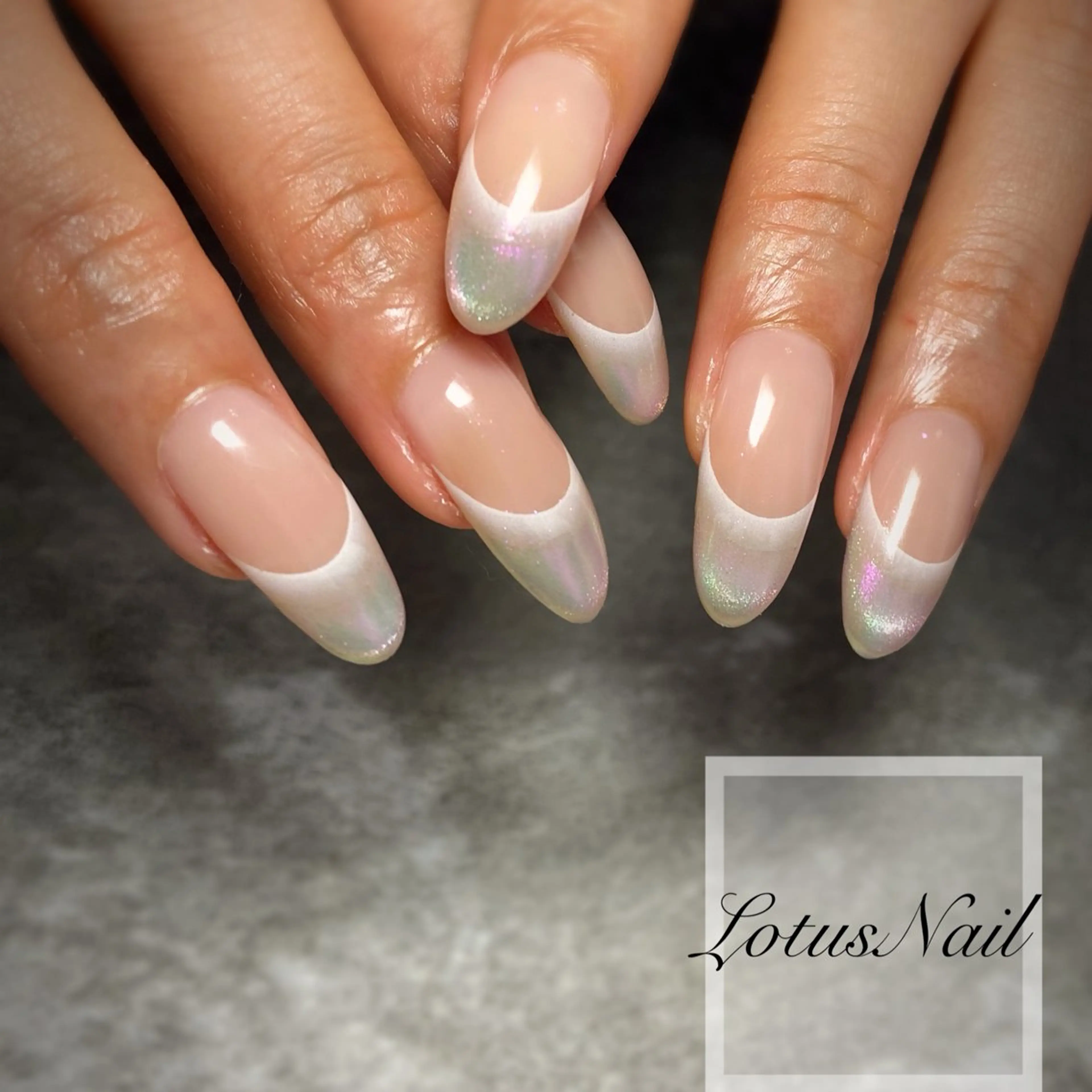 ネイル フレンチネイル ハンドネイル Lotus Nailのネイルデザイン