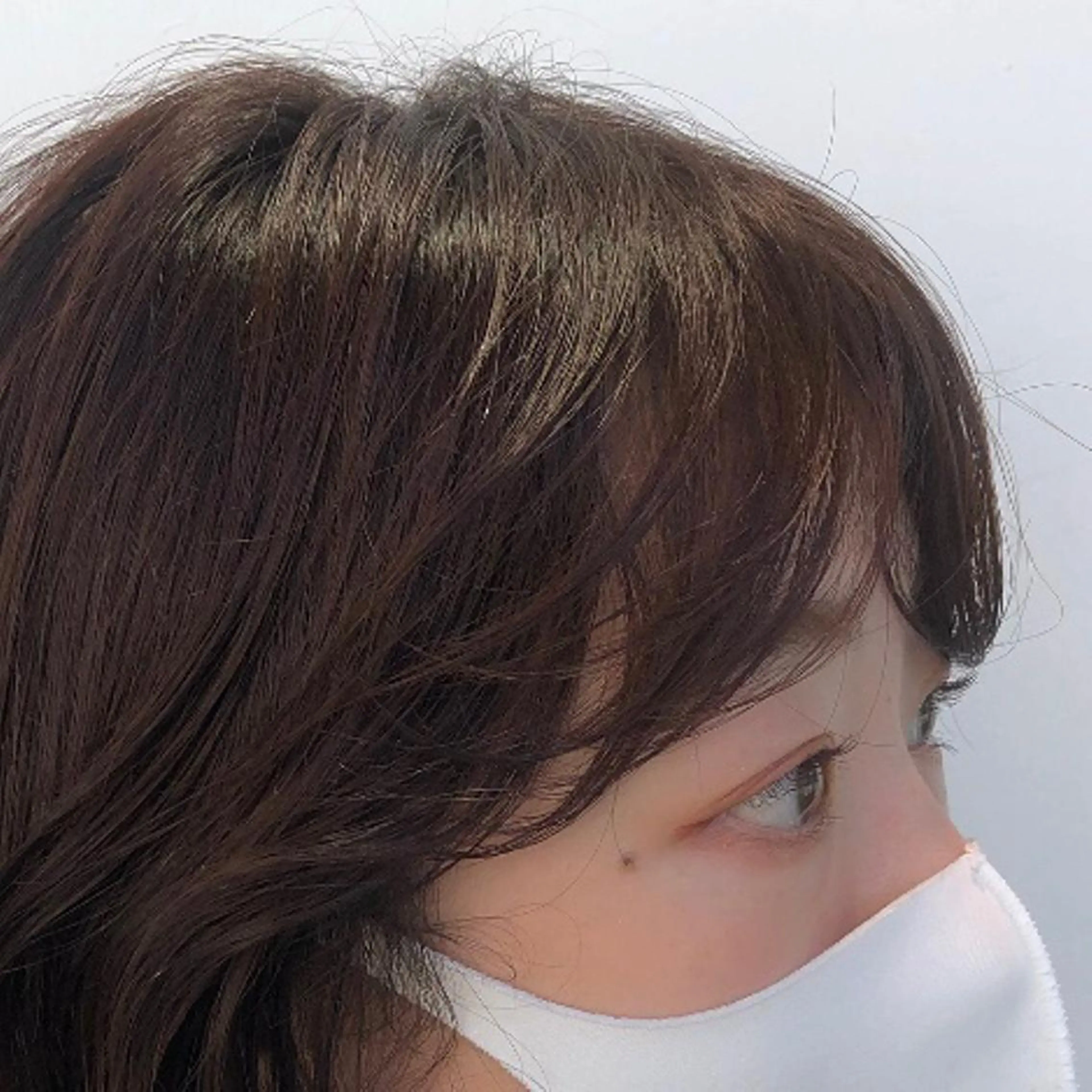 ミディアム カトウ ユウカのヘアスタイル