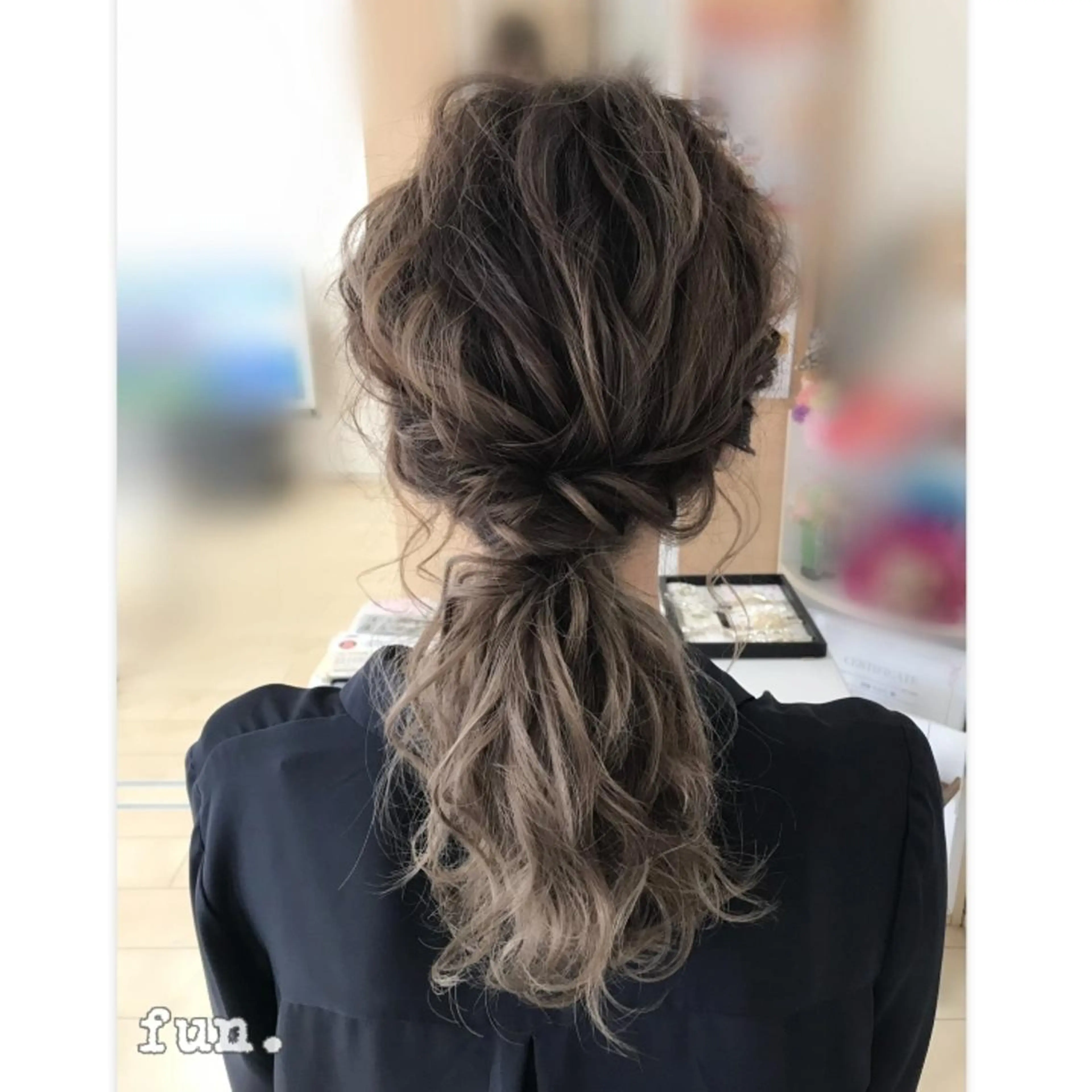 セミロング ヘアアレンジ fun./ヘアセット /エクステ/着付のその他イメージ