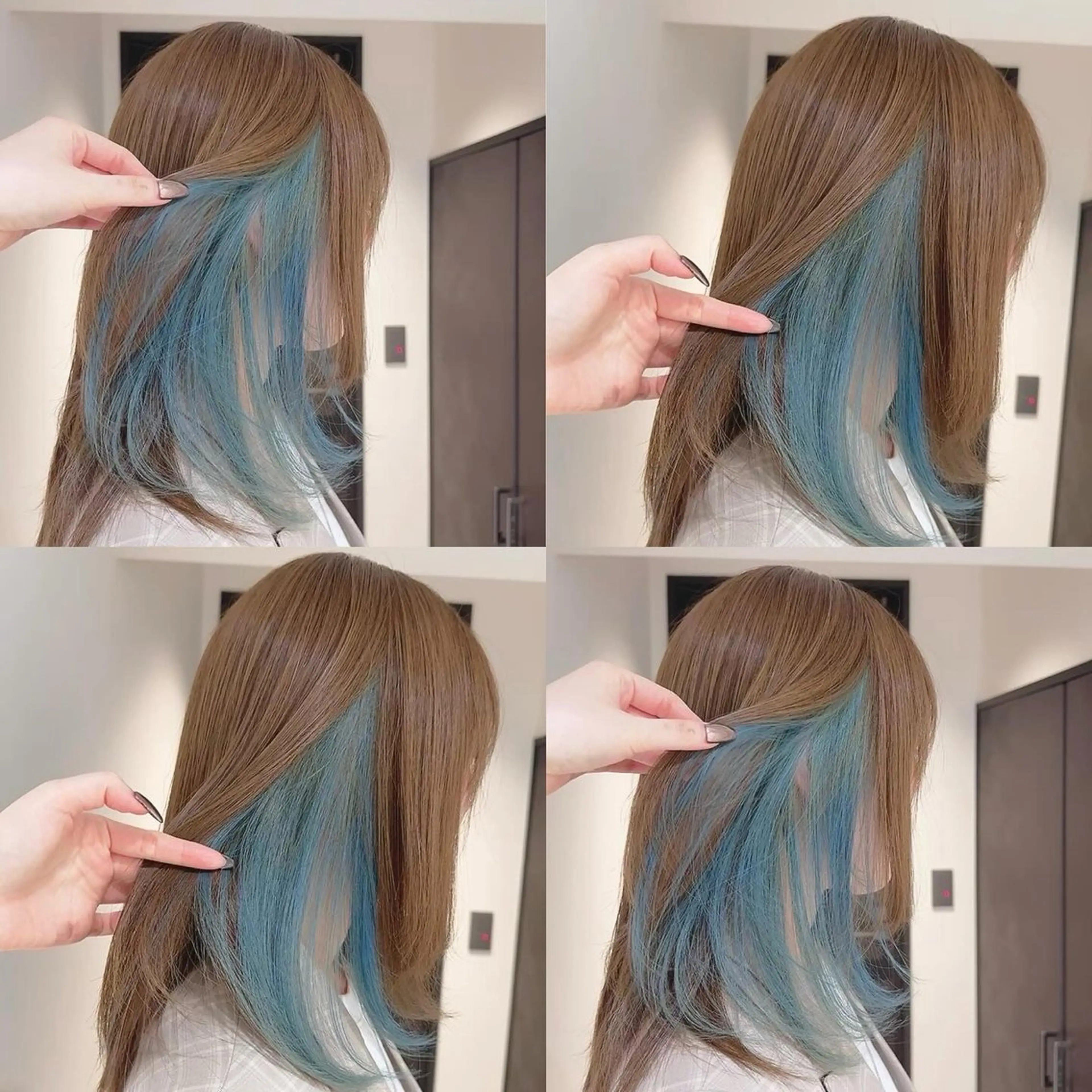 カラー ブリーチ ヘアカラー トリートメント 渋谷:インナーカラー ／🍒エリカ🍒のヘアスタイル