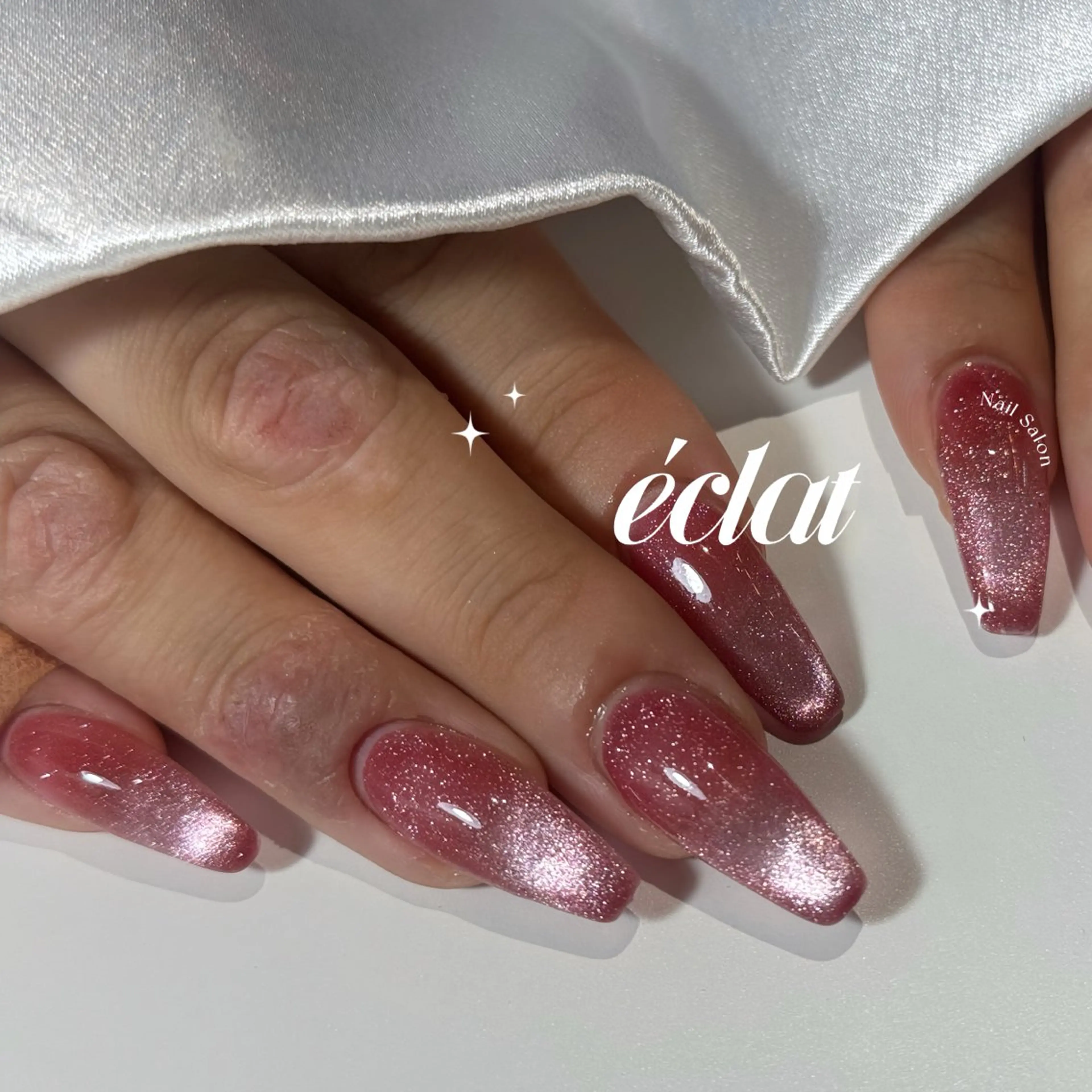 ネイル ピンク éclat ⸝꙳.⋆ 栄｜久屋大通のネイルデザイン