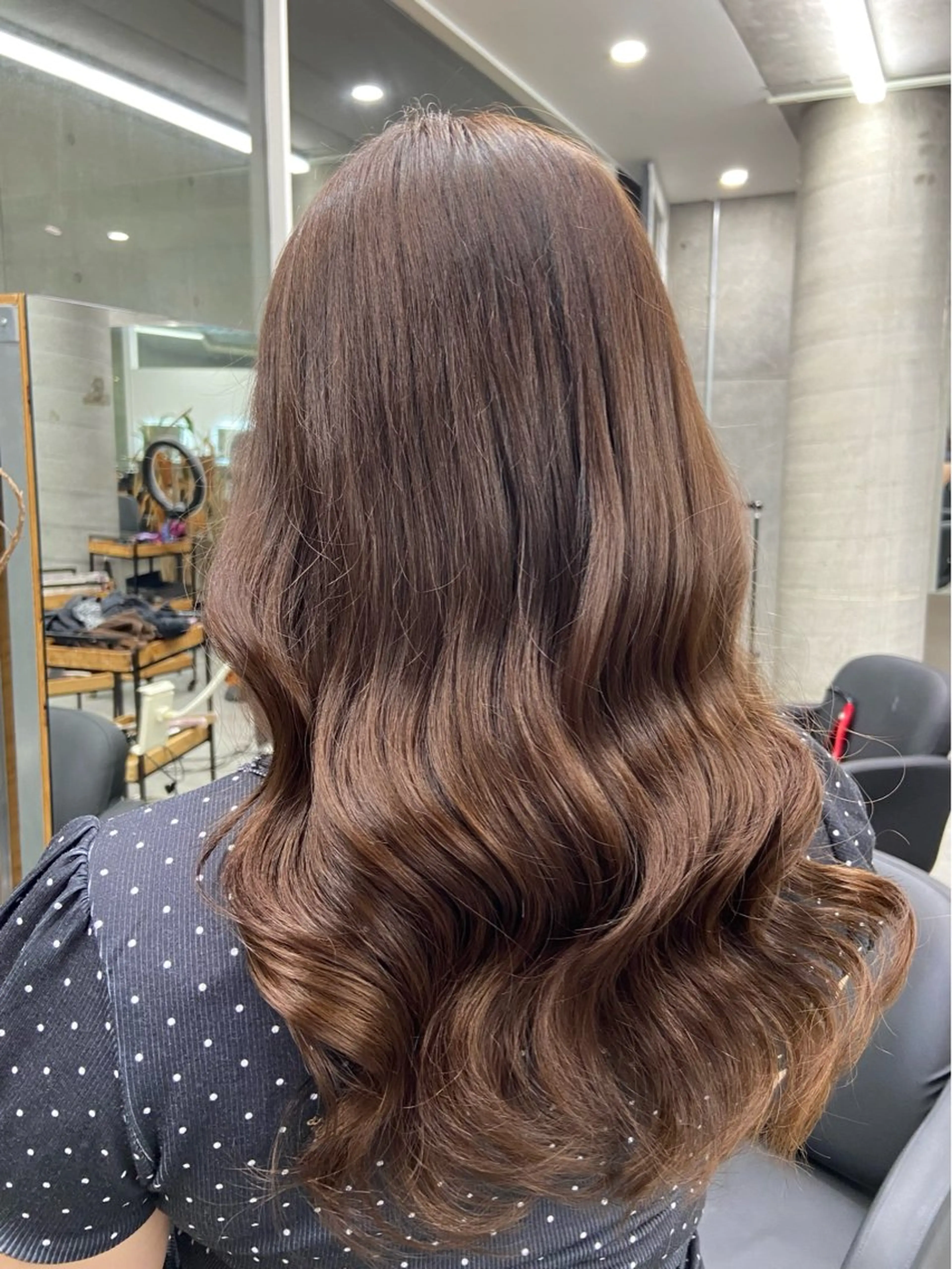 セミロング カラー カット ヘアカラー トリートメント Kotoko🖤/海 外/バレイヤージュのヘアスタイル