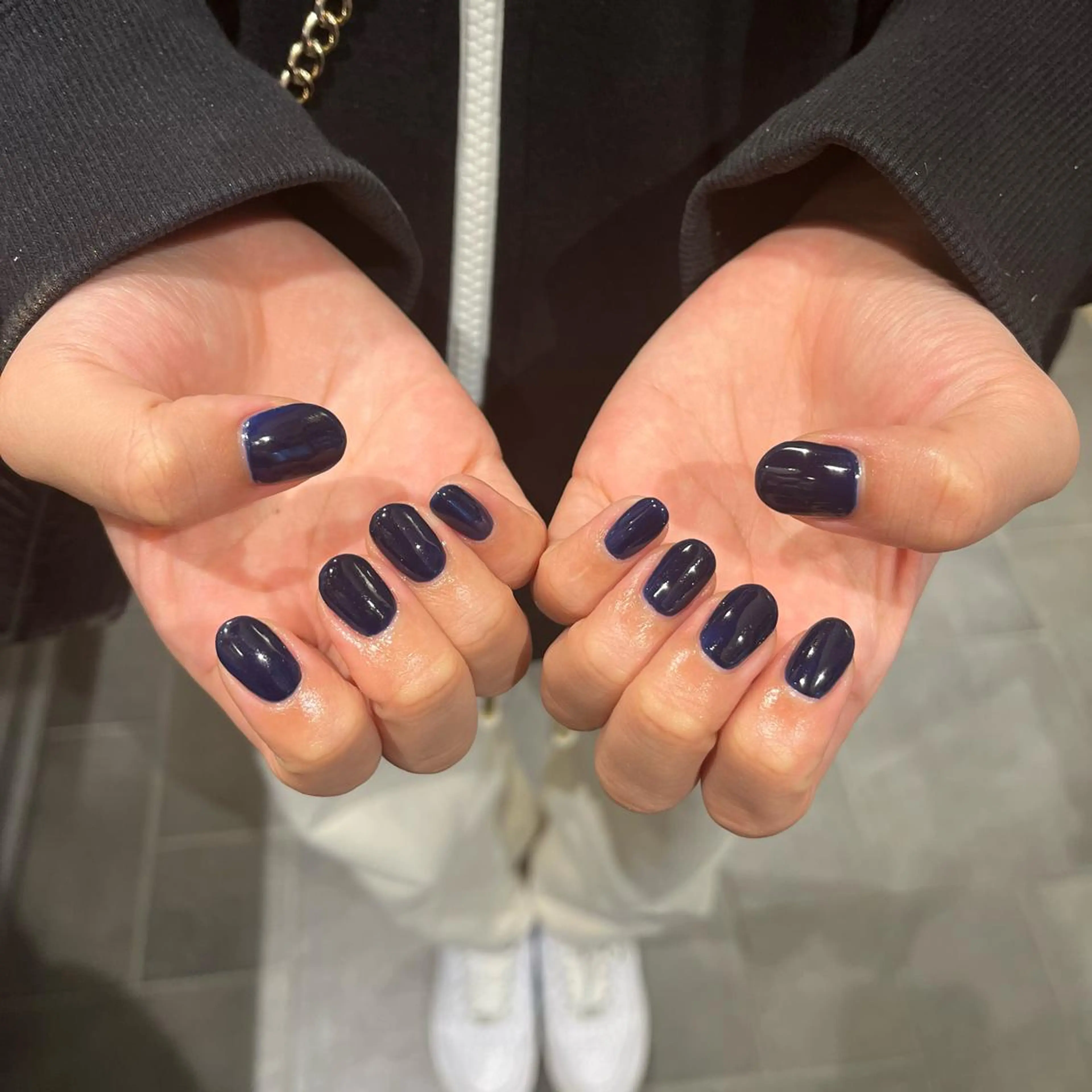 ネイル ジェルネイル ワンカラーネイル パラジェル ハンドネイル 鈴木 里奈のネイルデザイン