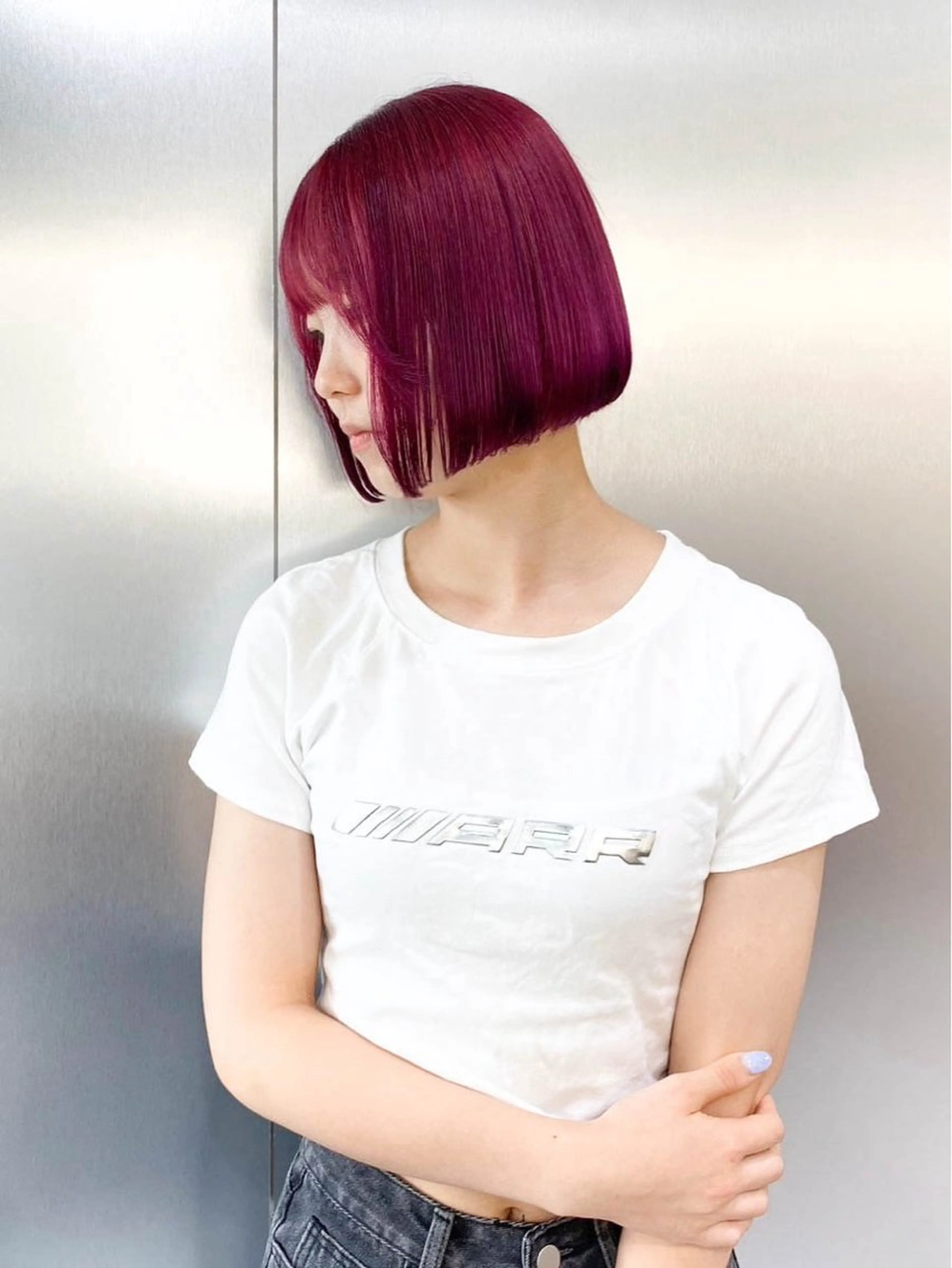 ショート Elsa the leap元町店所属・Elsa アヤカのヘアスタイル