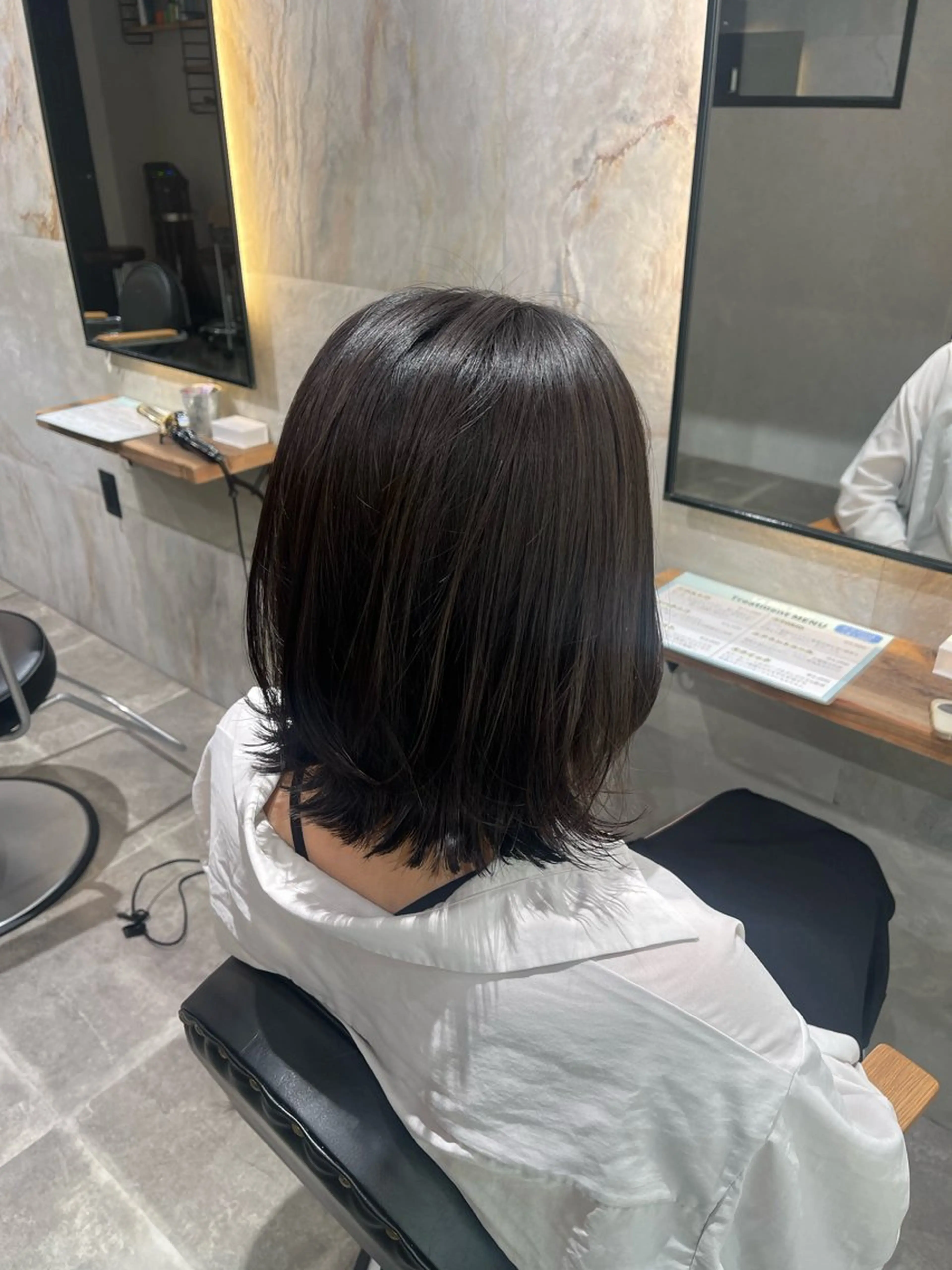 ミディアム ボブレイヤー ボブ レイヤーカット La fith hair SHIN 大分所属・Lafith 大分／ ヨッシーのヘアスタイル