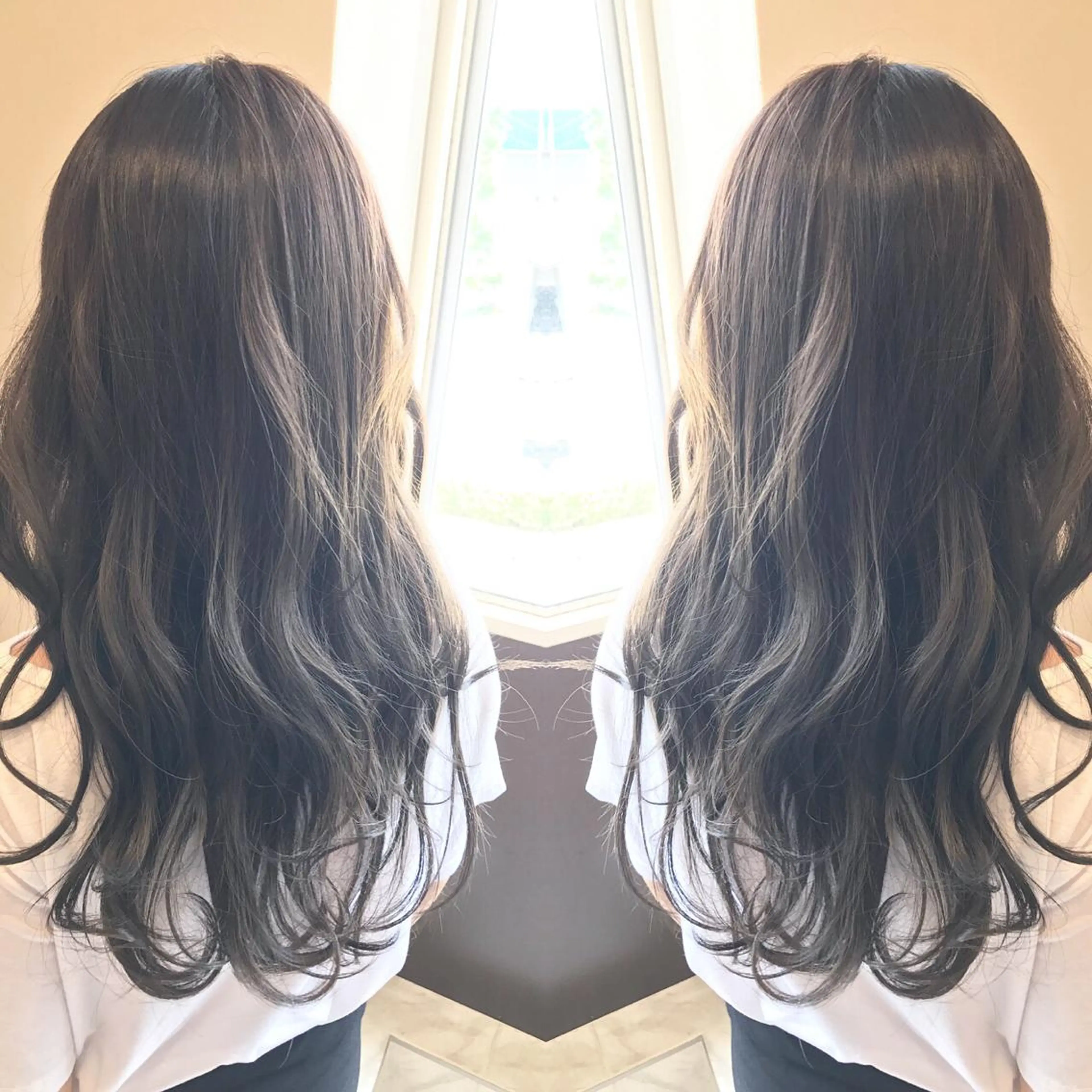 セミロング カラー パーマ ヘアアレンジ 外国人風カラー 🫧代表/新宿駅近/ 限定価格🫧田辺貴裕のヘアスタイル