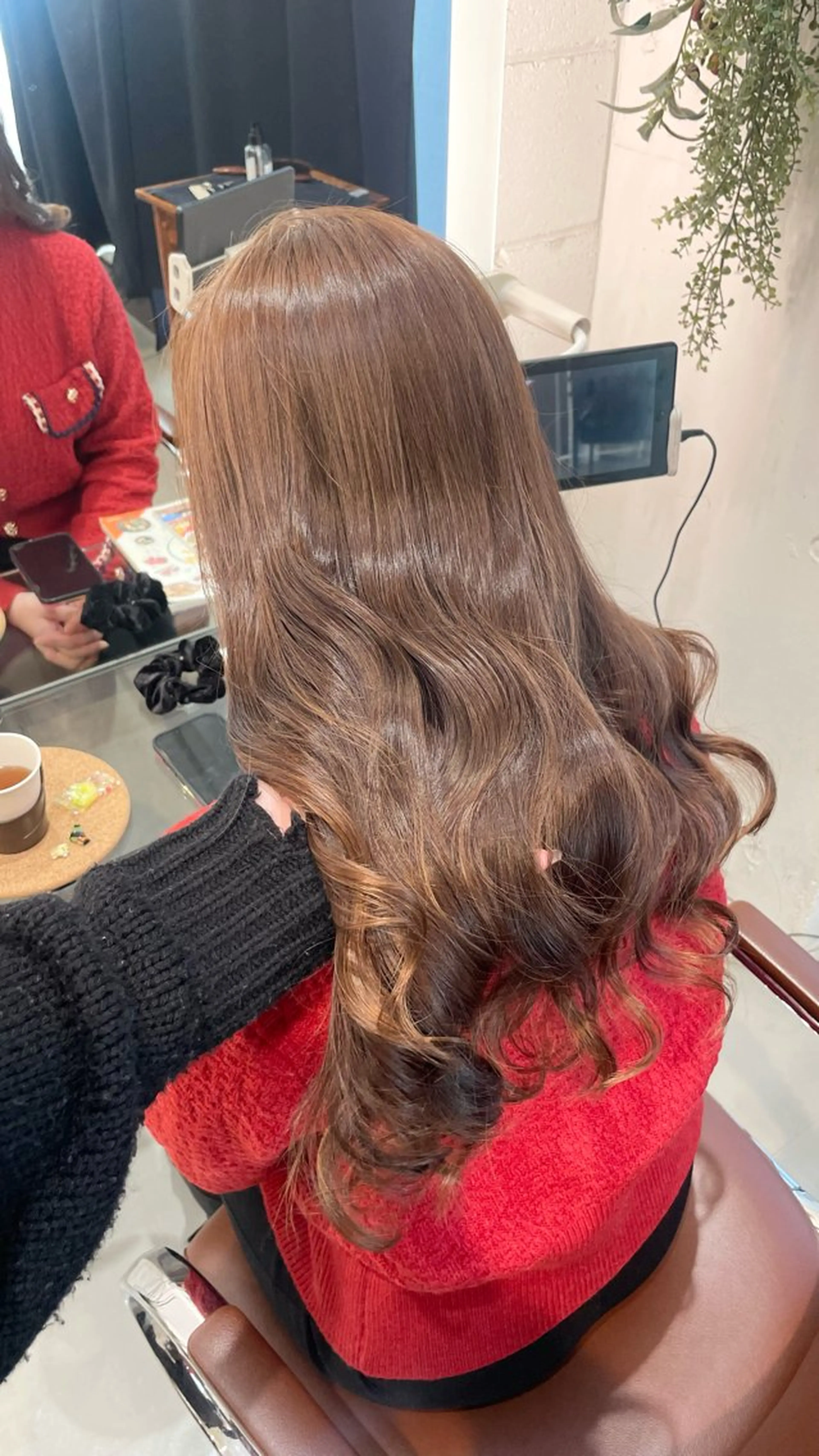 透明感ワンカラー＋カット✨の写真