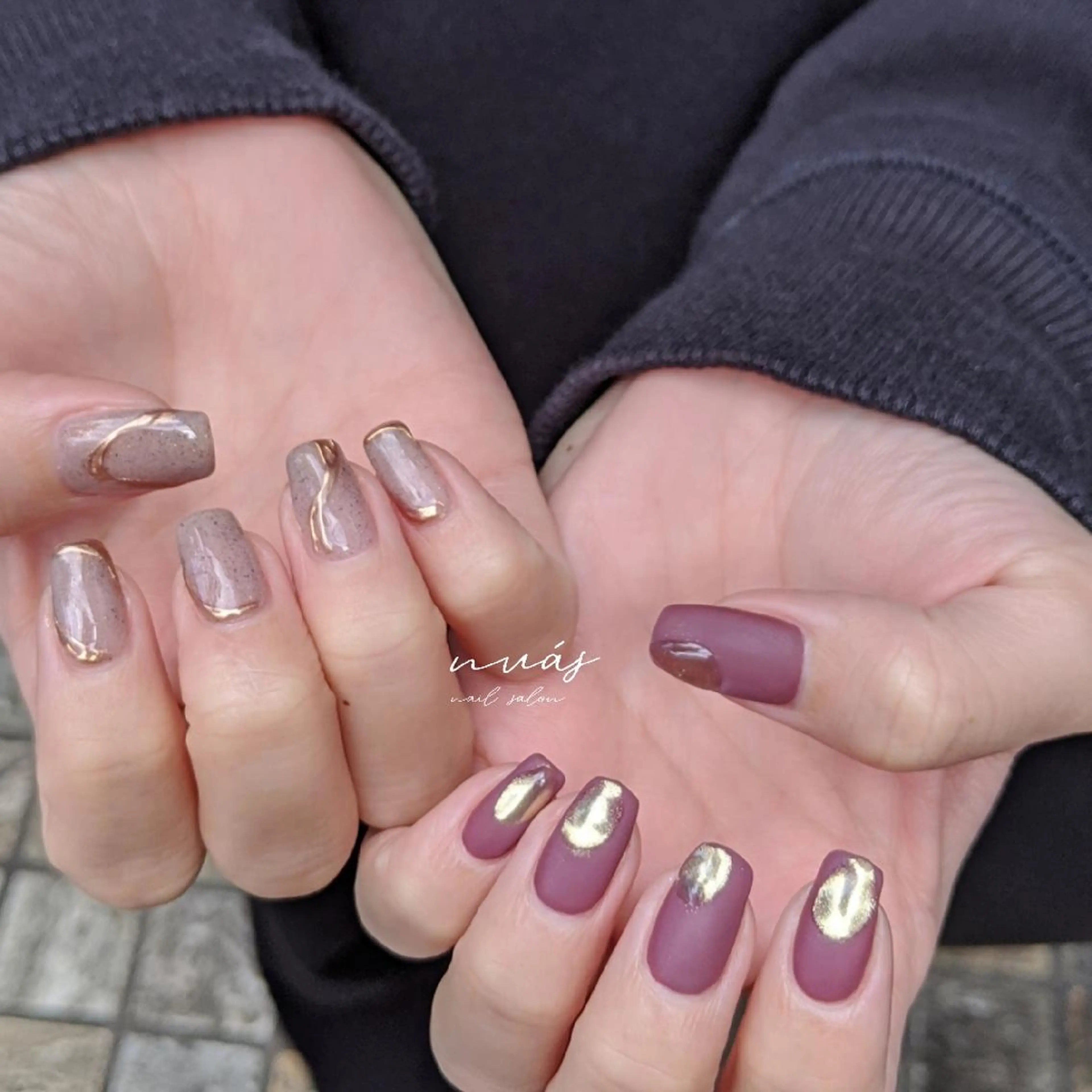 ネイル ハンドネイル nuás nail & eyeのネイルデザイン
