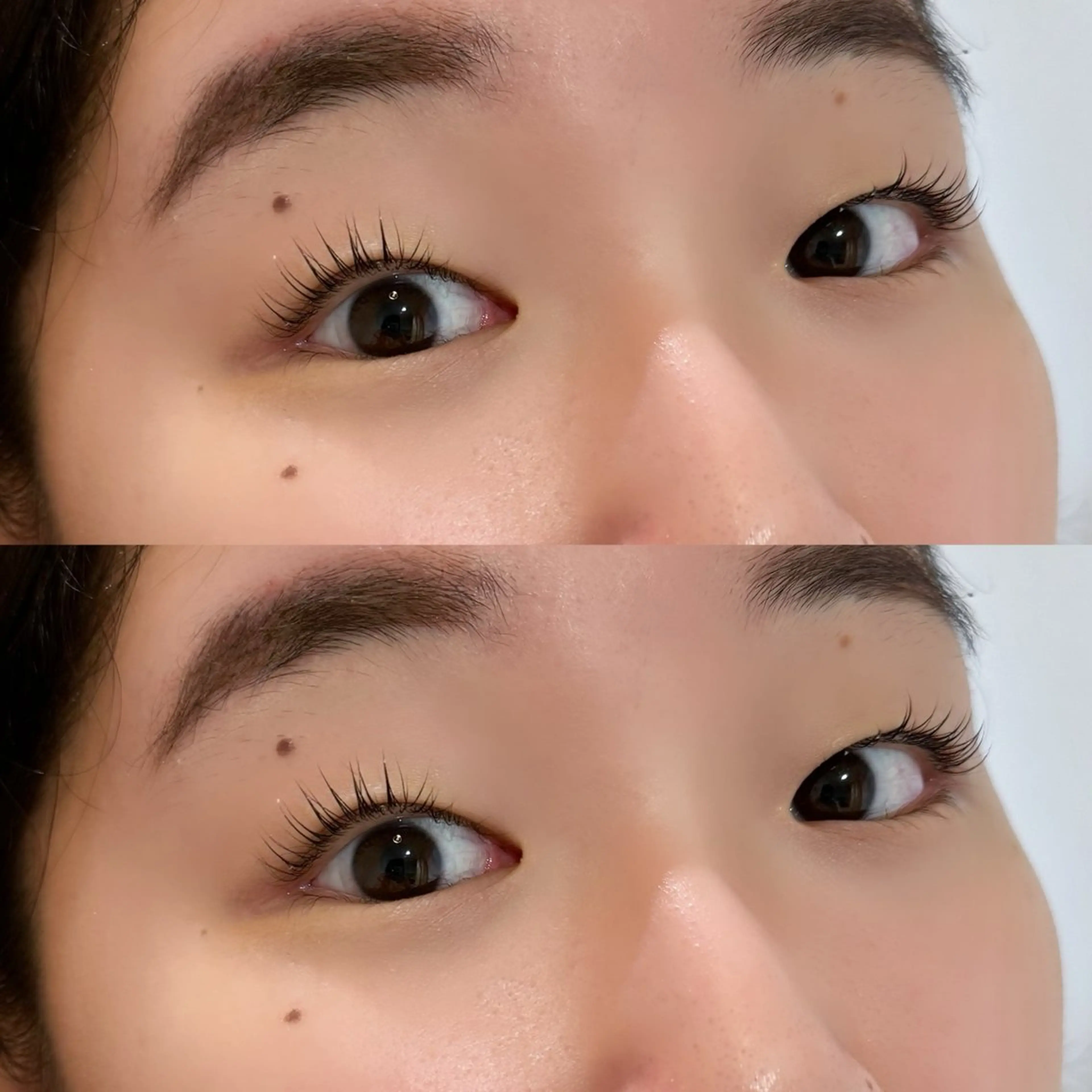 マツエク・マツパ 透明感カラー/顔周り カット/レイヤーにかのヘアスタイル