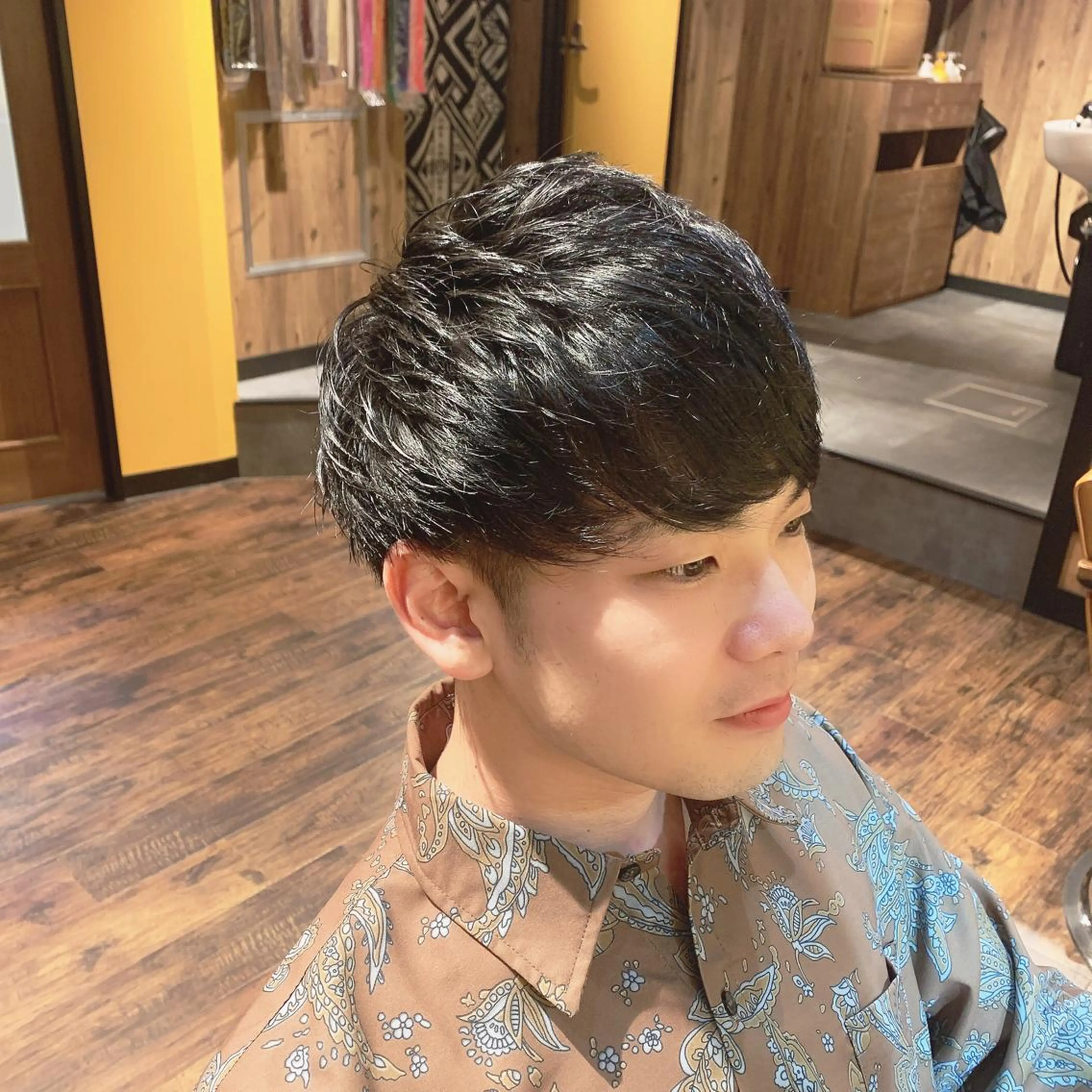 ショート メンズ Drei.B.(ドライヴ)所属・ヨシダ アズサのヘアスタイル